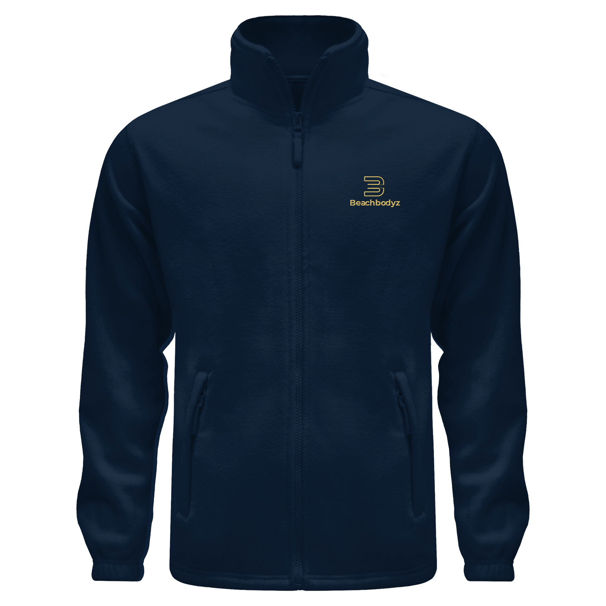 Premium - Fleece Jacke Ansicht - Bomber Jacket Streetwear BeachBodyz