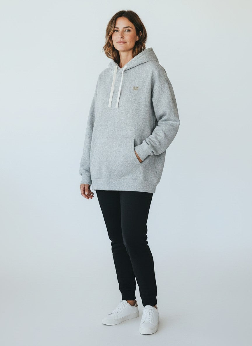 BeachBodyz - Authentic Oversize Hoodie 400gsm Bio-Baumwolle mit Stickerei - Faire Kleidung Made in EU