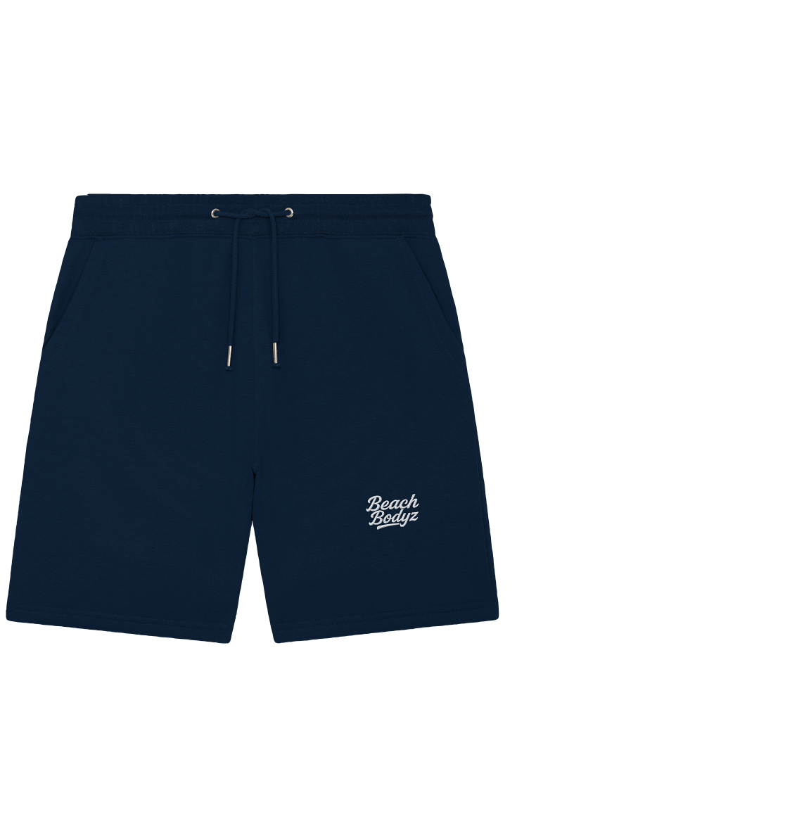 BeachBodyz - Bio Jogger Shorts für Urbaner Stil Erlebe urbanen Komfort mit BeachBodyz Bio Jogger Shorts. Stylisch, nachhaltig und einzigartig bestickt. Entfache deine Kreativität! Shorts Hosen rabatt Hochwertig Nachhaltig Bio Baumwolle Made in Germany Ang