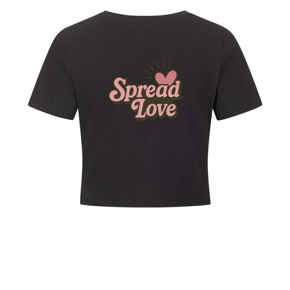 Spread Love - Cropped Tee Ansicht - T-Shirt Streetwear BeachBodyz
