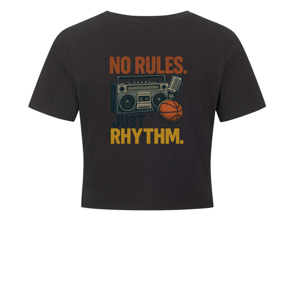 No Rules - Cropped Tee Ansicht - T-Shirt Streetwear BeachBodyz