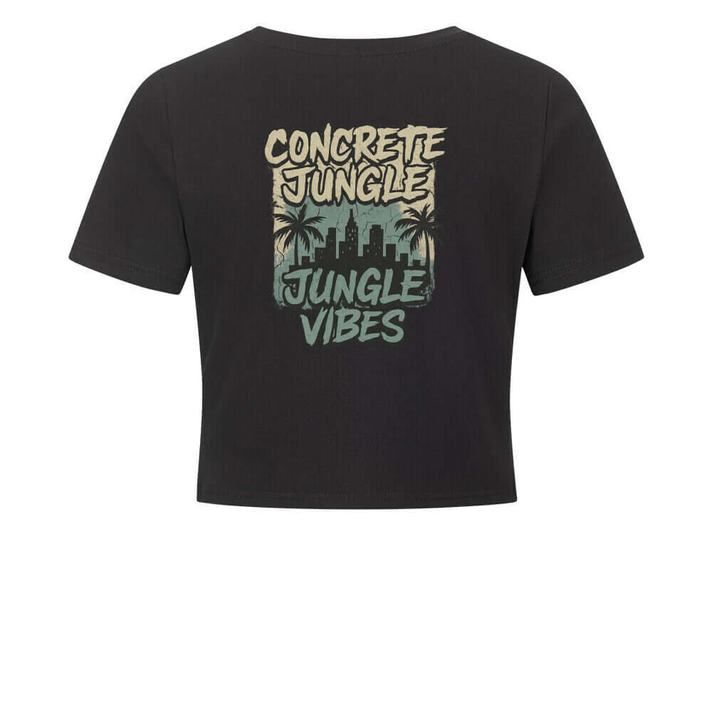 Jungle Vibes - Cropped Tee Ansicht - T-Shirt Streetwear BeachBodyz