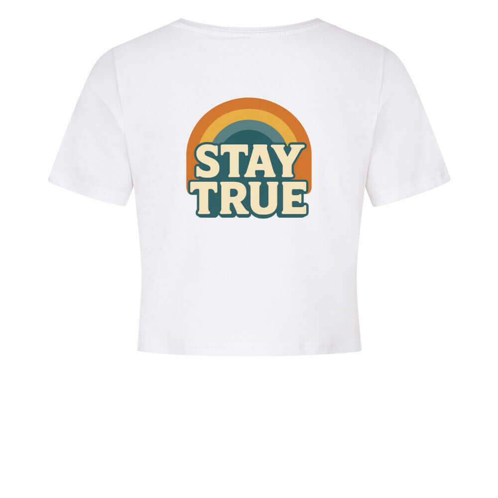 Stay True - Cropped Tee Detail - T-Shirt BeachBodyz Deutschland