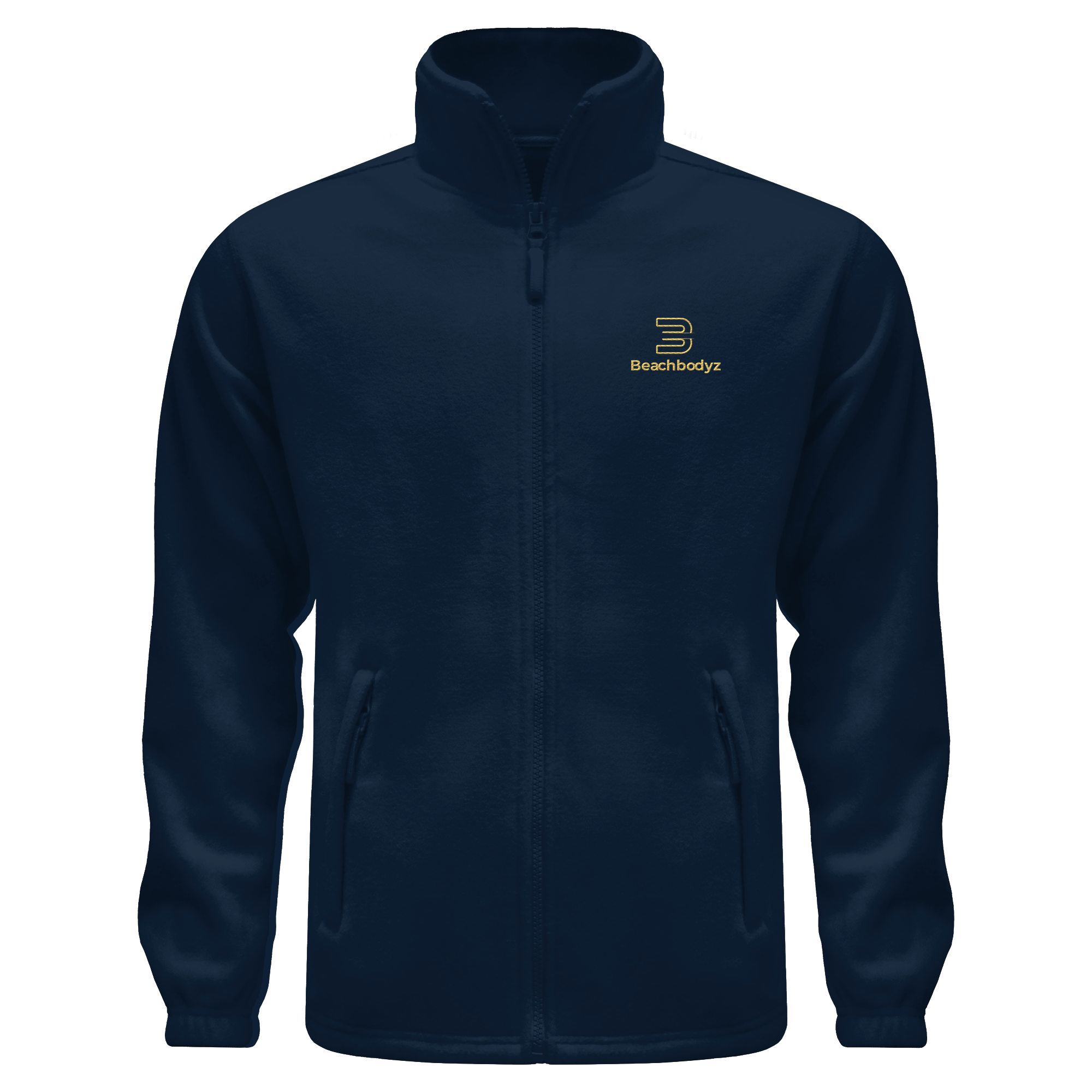 Premium - Fleece Jacke Ansicht - Bomber Jacket Streetwear BeachBodyz
