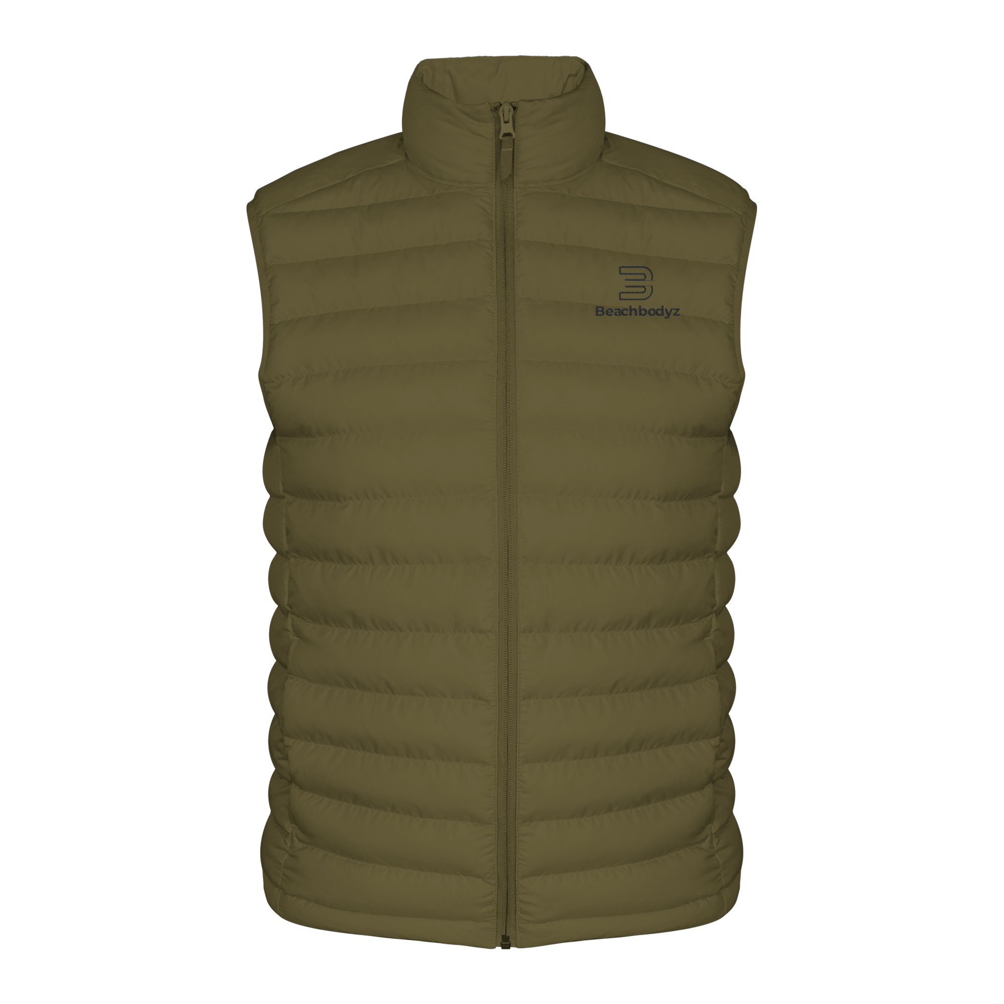 Premium - Warme Weste Ansicht - Zipper Hoodie Streetwear BeachBodyz