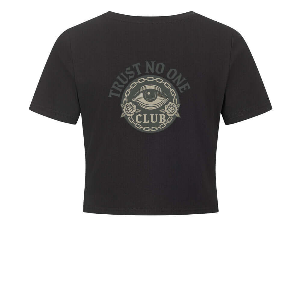 Trust No One - Cropped Tee Ansicht - T-Shirt Streetwear BeachBodyz