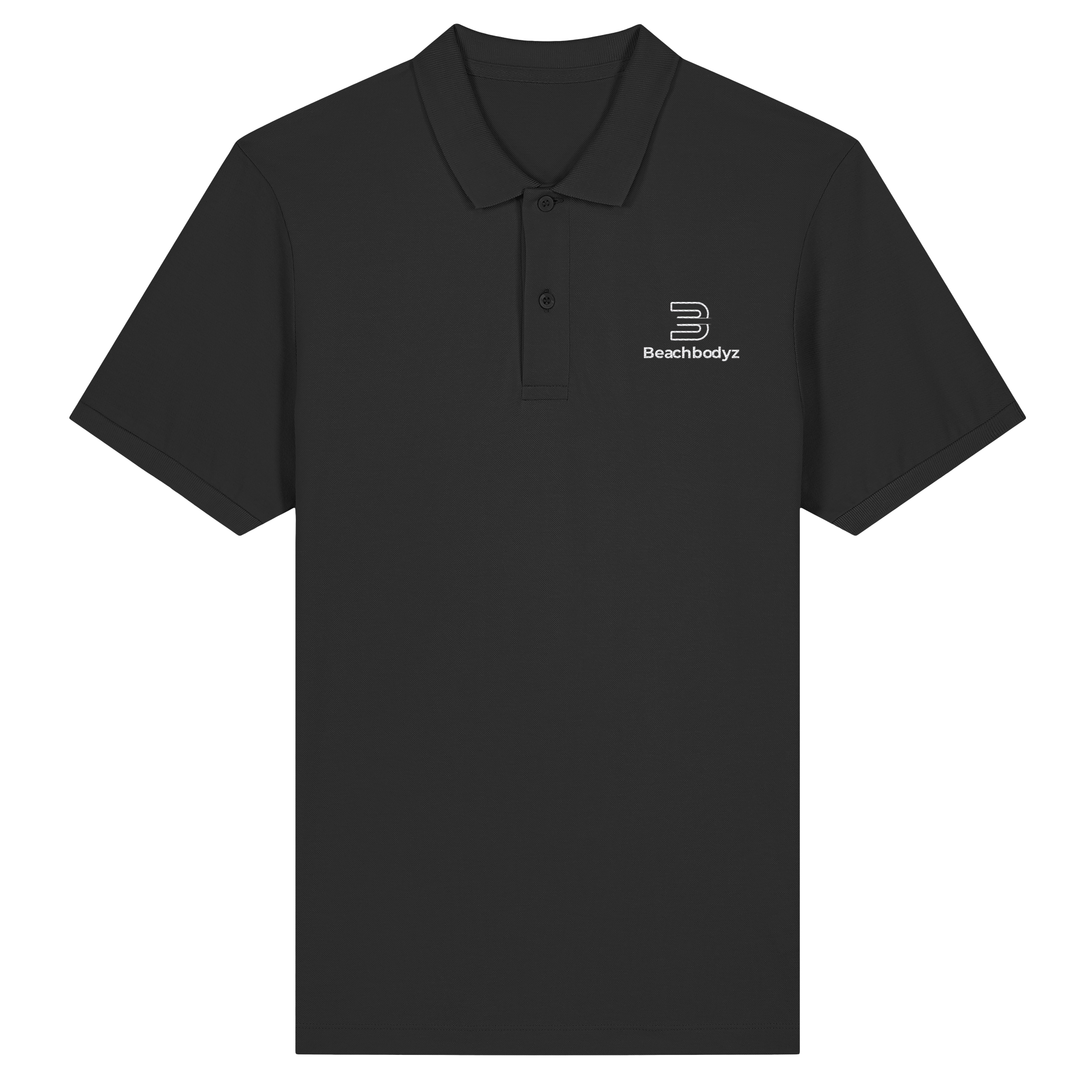 Exclusiv - Fitted Poloshirt (stick) Detail - T-Shirt BeachBodyz Deutschland