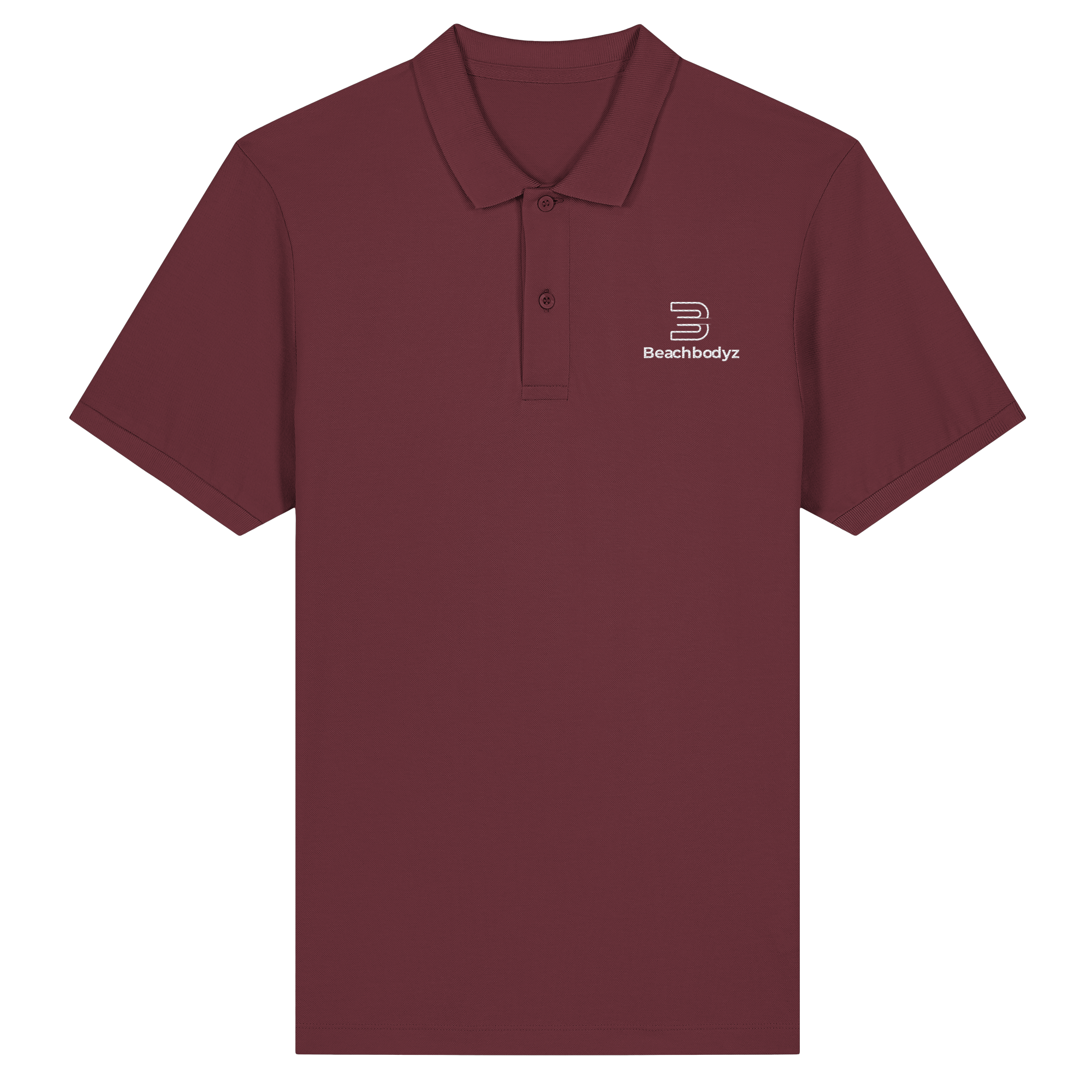 Exclusiv - Fitted Poloshirt (stick) Ansicht - T-Shirt Streetwear BeachBodyz