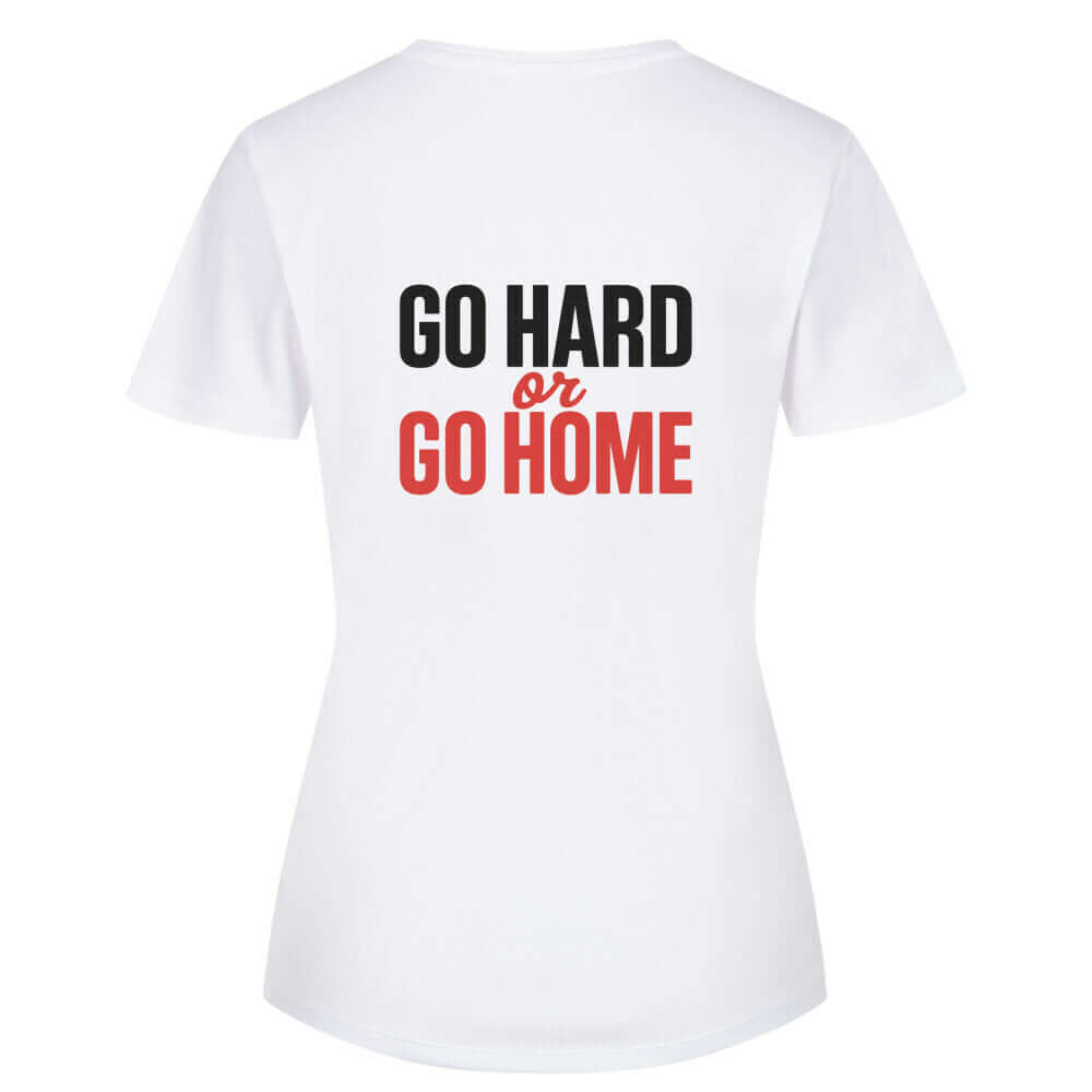 Go hard or go home - Sport T Shirt Damen - T-Shirt BeachBodyz Streetwear Deutschland kaufen