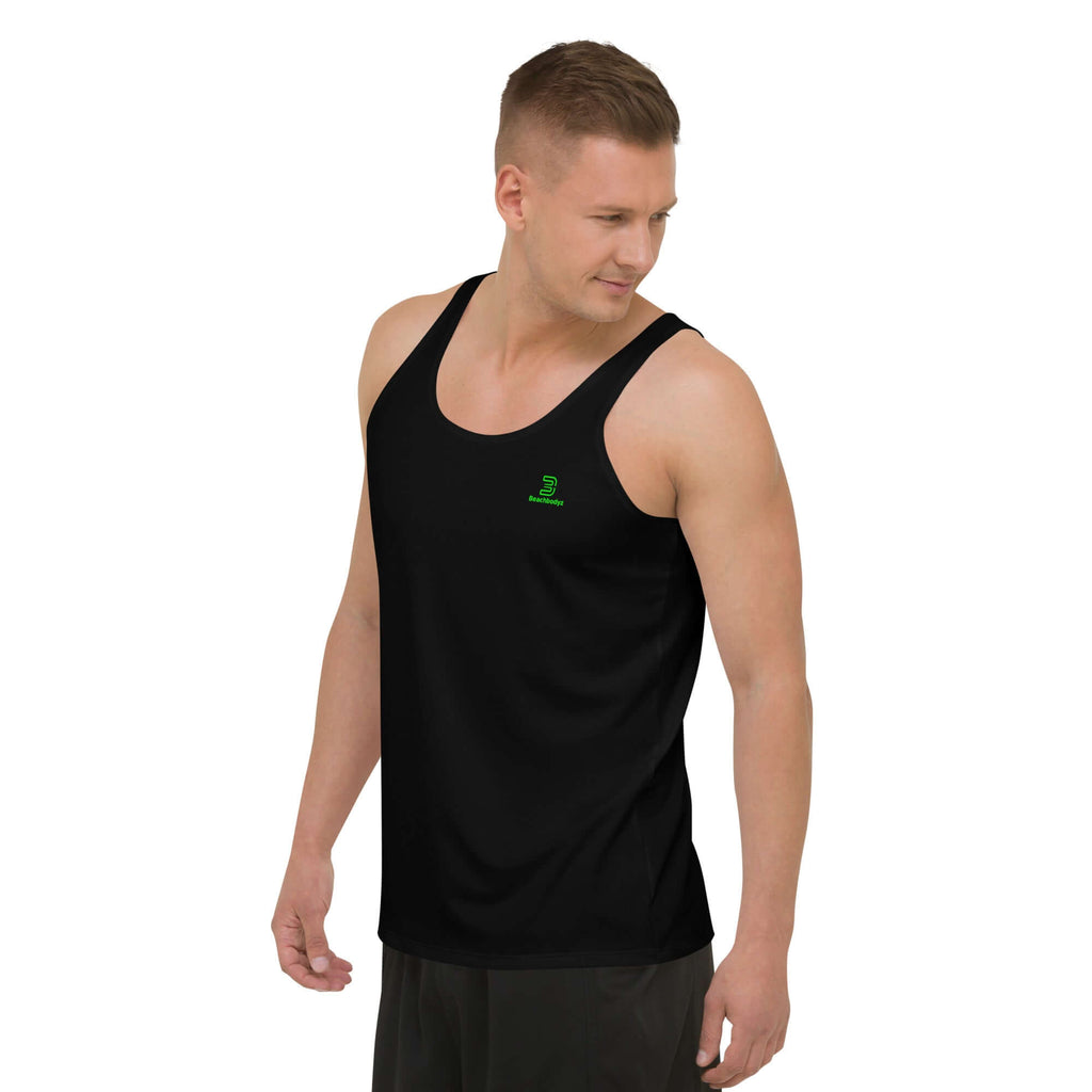Tanktop Unisex „Green Icon“ – Leicht & Modern | BeachBodyz® Ansicht - T-Shirt Streetwear BeachBodyz