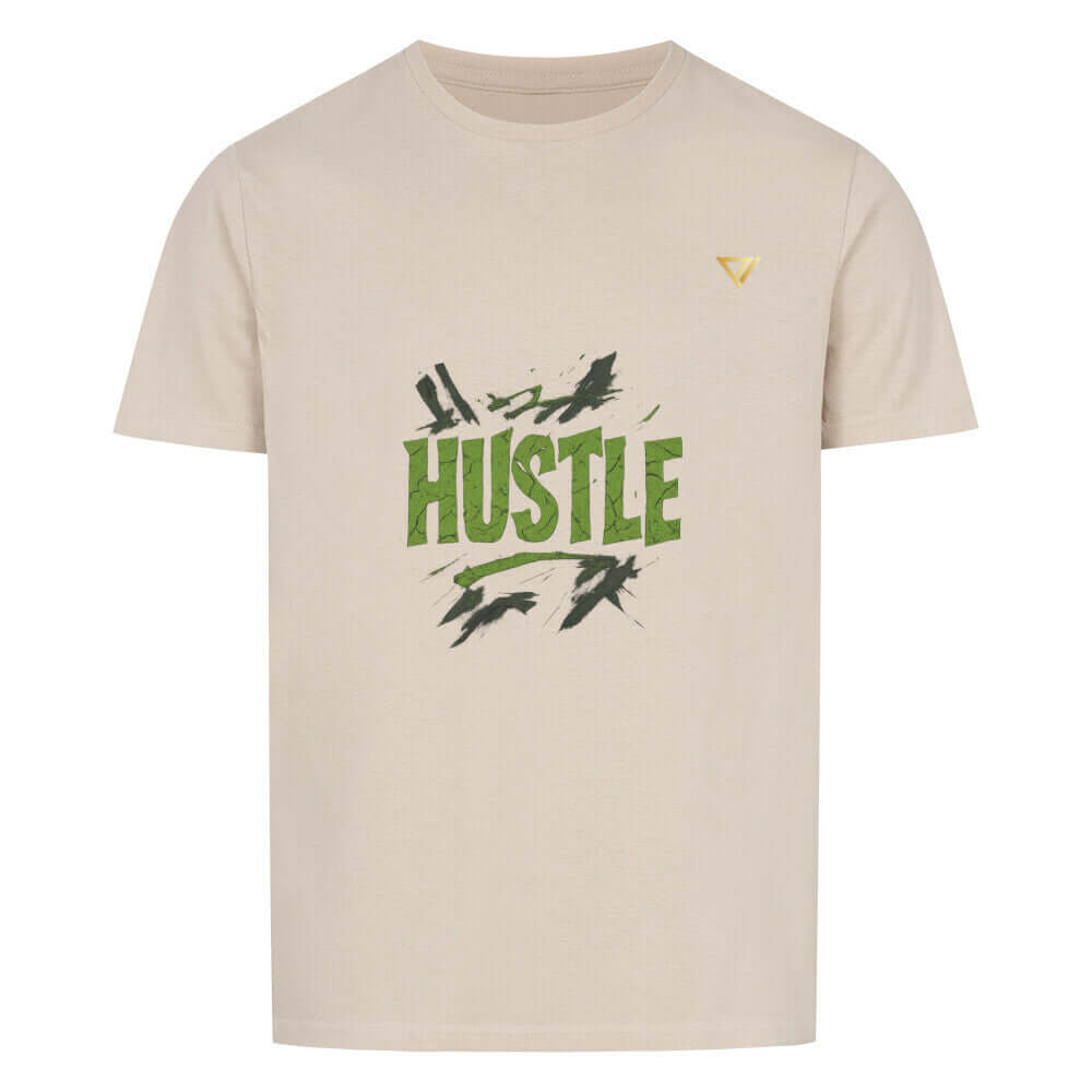 Basic Shirt „Hustle“ – Klar, Stark & Street | BeachBodyz® Detail - T-Shirt BeachBodyz Deutschland