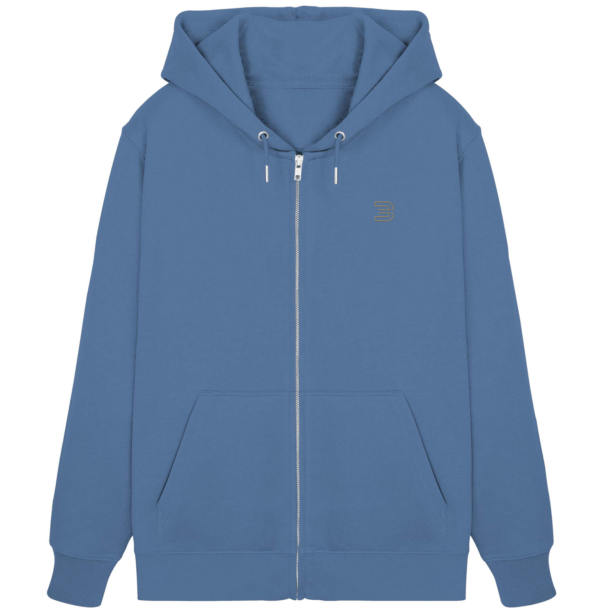 Iconic - Organic Zipper (Stick) Ansicht - Zipper Hoodie Streetwear BeachBodyz
