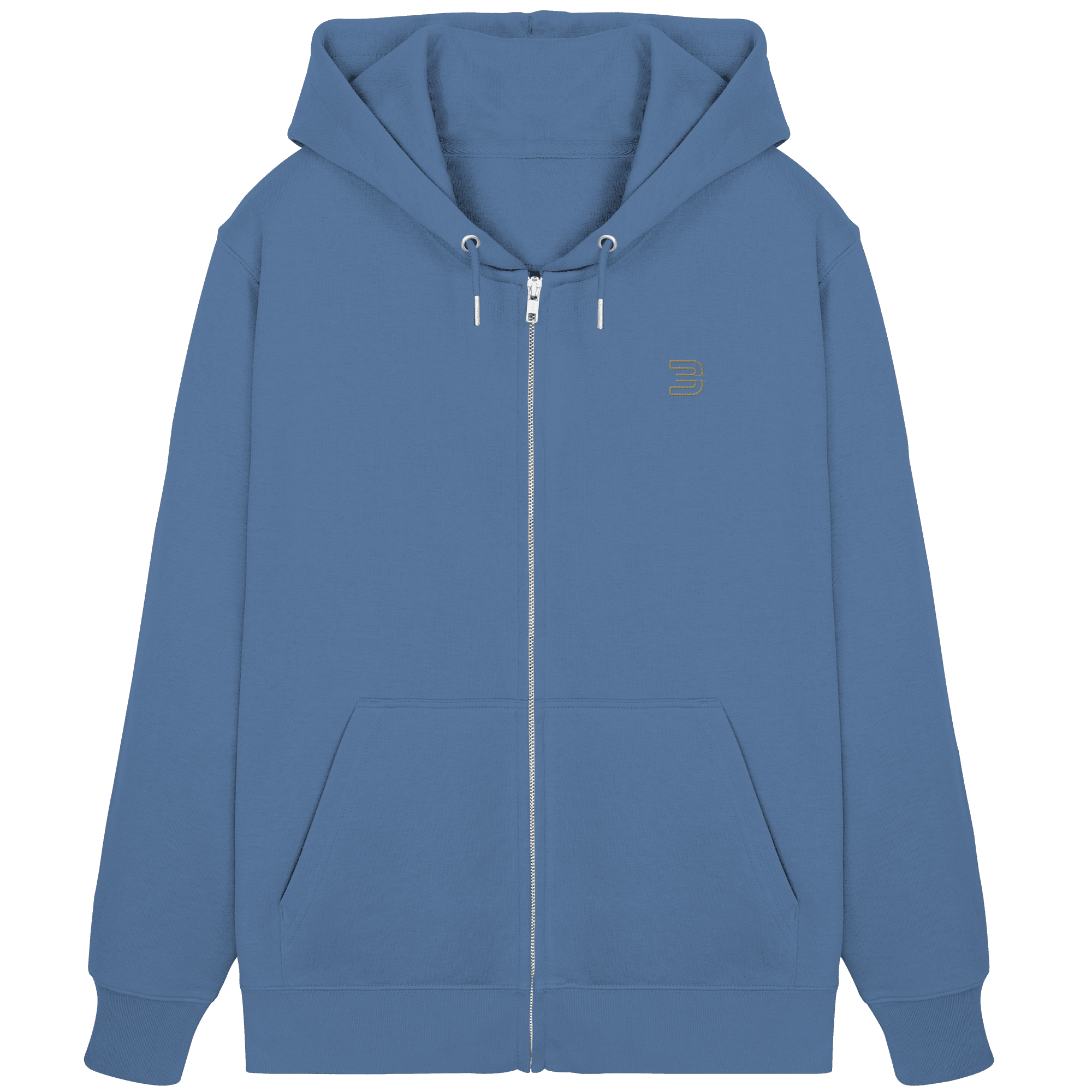 Iconic - Organic Zipper (Stick) Ansicht - Zipper Hoodie Streetwear BeachBodyz