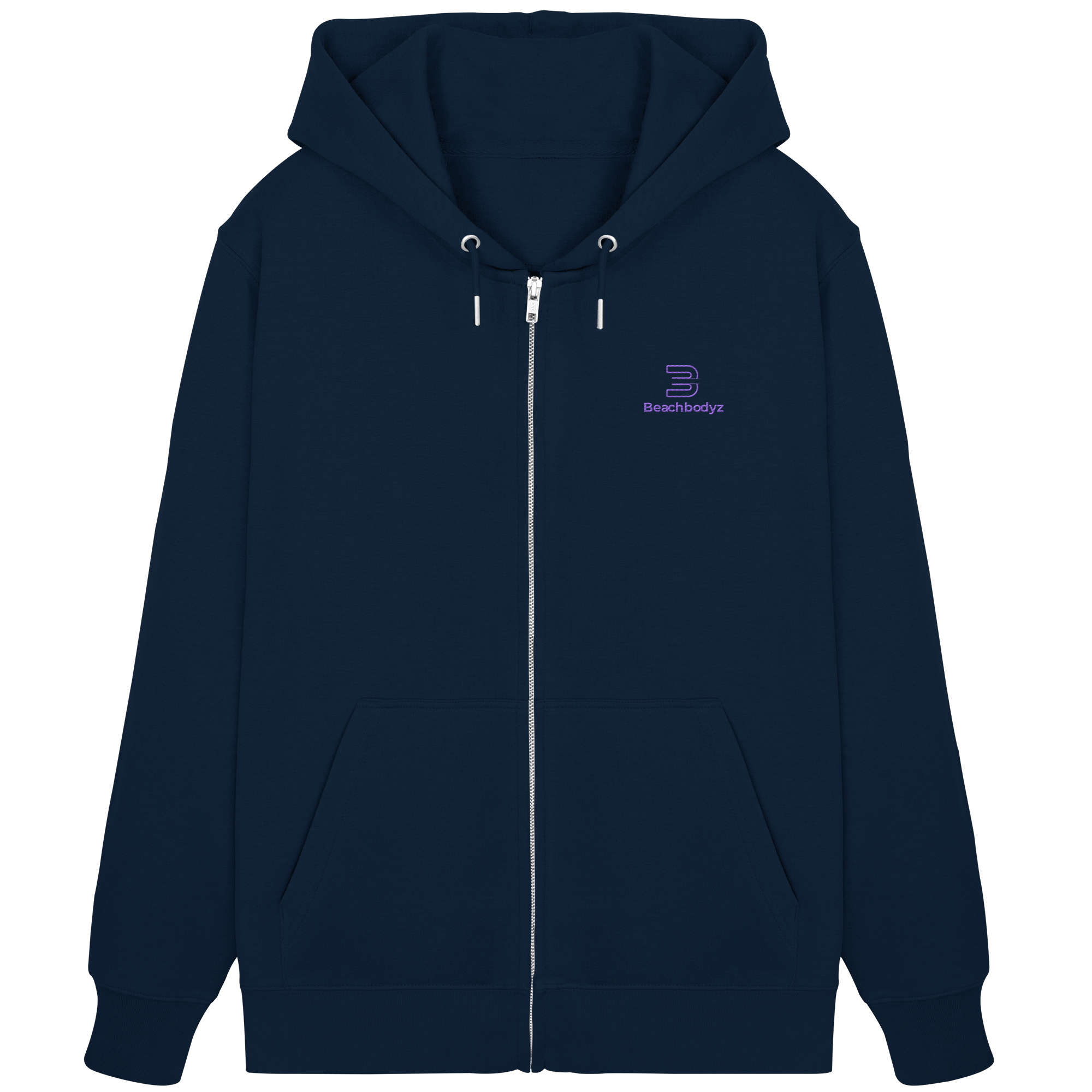 Graphic Vintage - Zipper (Stick) Ansicht - Zipper Hoodie Streetwear BeachBodyz
