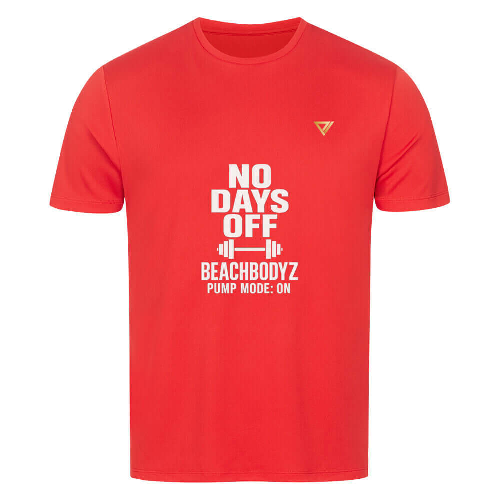 No Days Off - Sport T Shirt Ansicht - T-Shirt Streetwear BeachBodyz