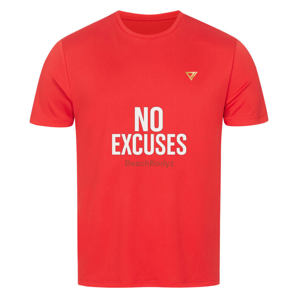 No Excuses - Sport T Shirt Ansicht - T-Shirt Streetwear BeachBodyz