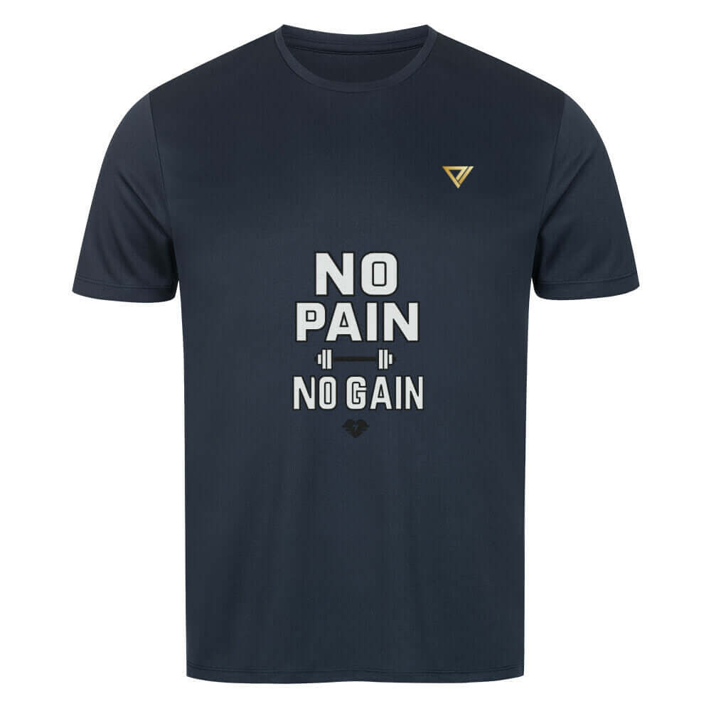 No Pain No Gain - Sport T Shirt Ansicht - T-Shirt Streetwear BeachBodyz