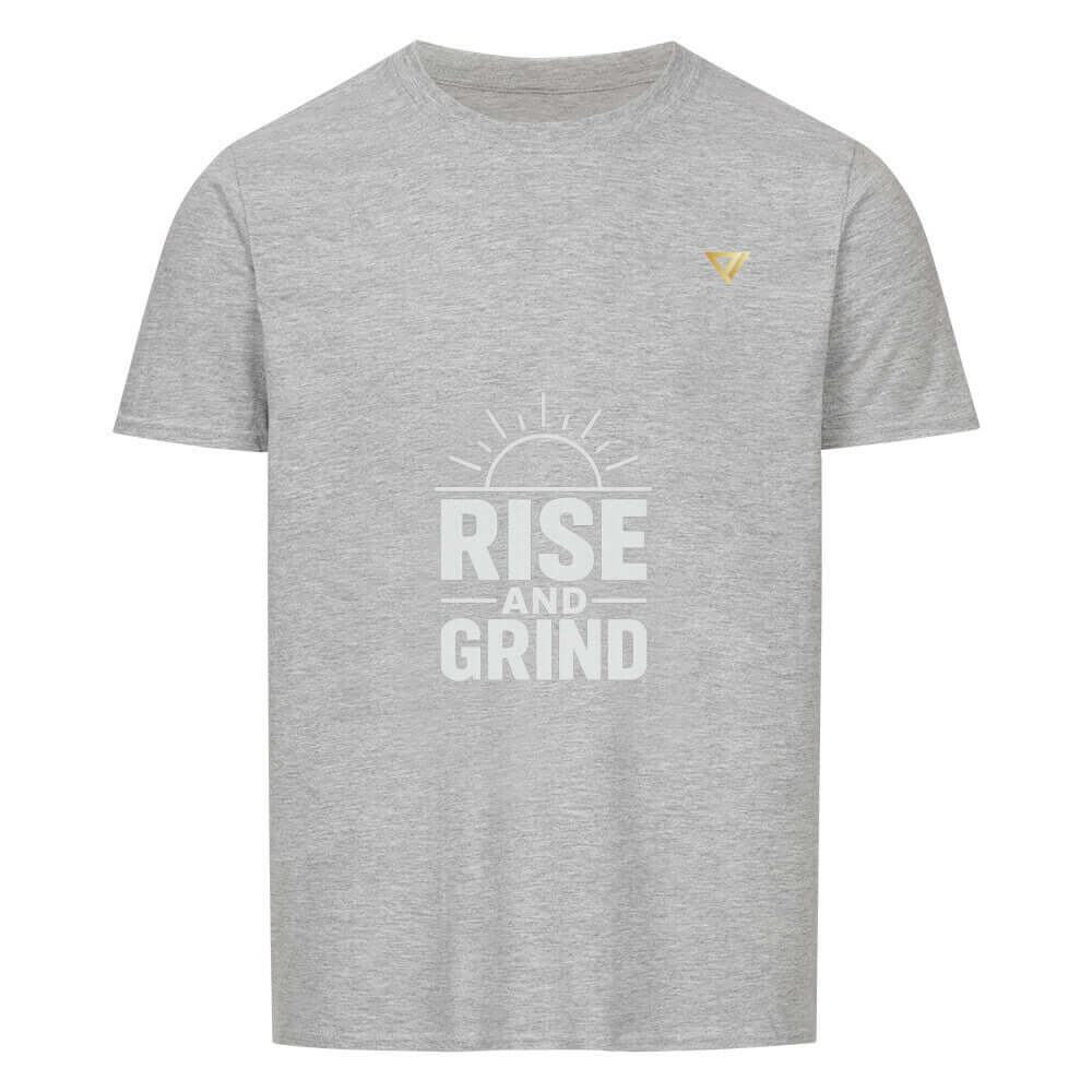 Rise & Grind - Basic Shirt Ansicht - T-Shirt Streetwear BeachBodyz