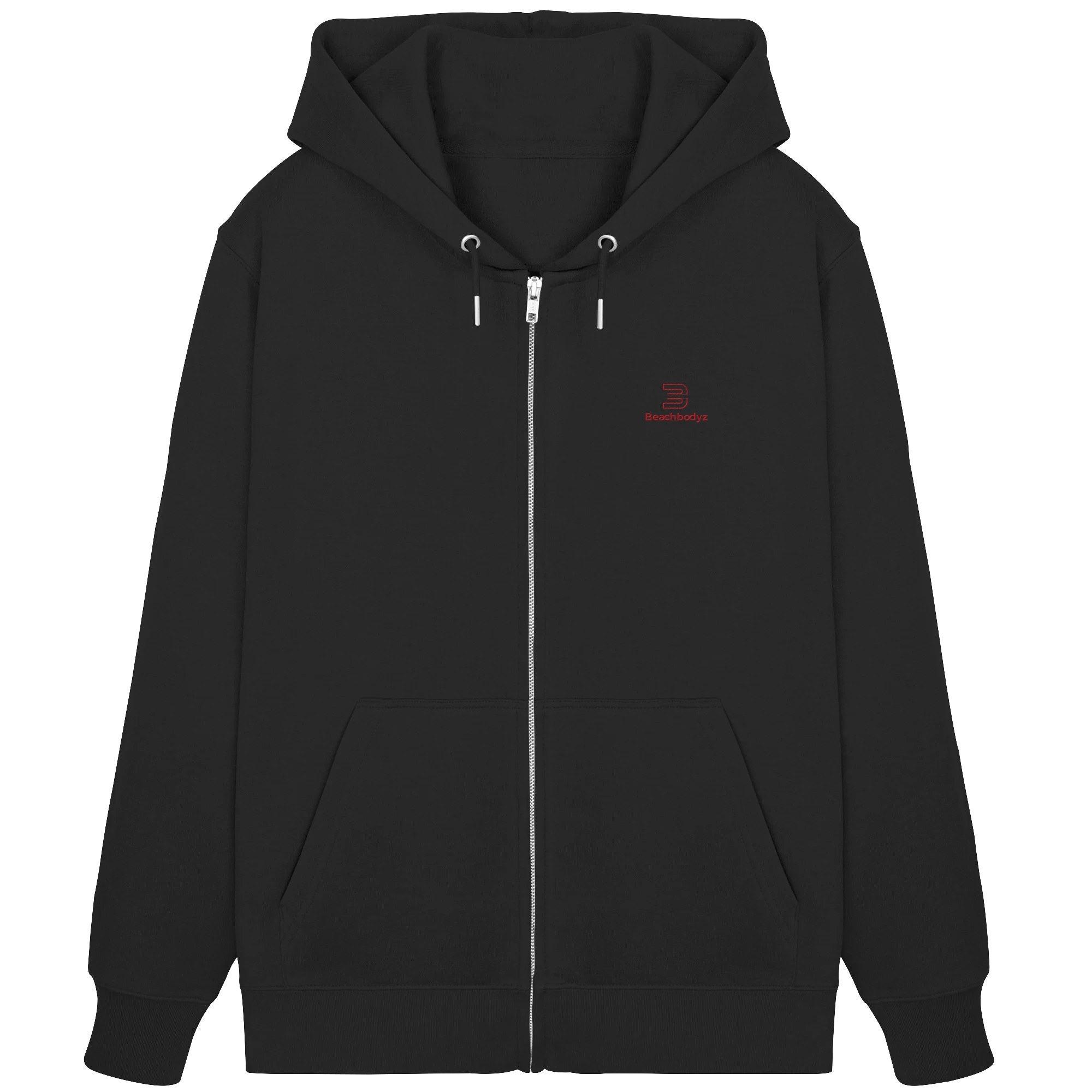 Essential - Zipper (Stick) Ansicht - Zipper Hoodie Streetwear BeachBodyz