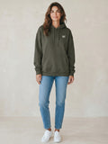 Signature Oversize Hoodie 350 g/m² – Bio-Baumwolle, weiße Stickerei