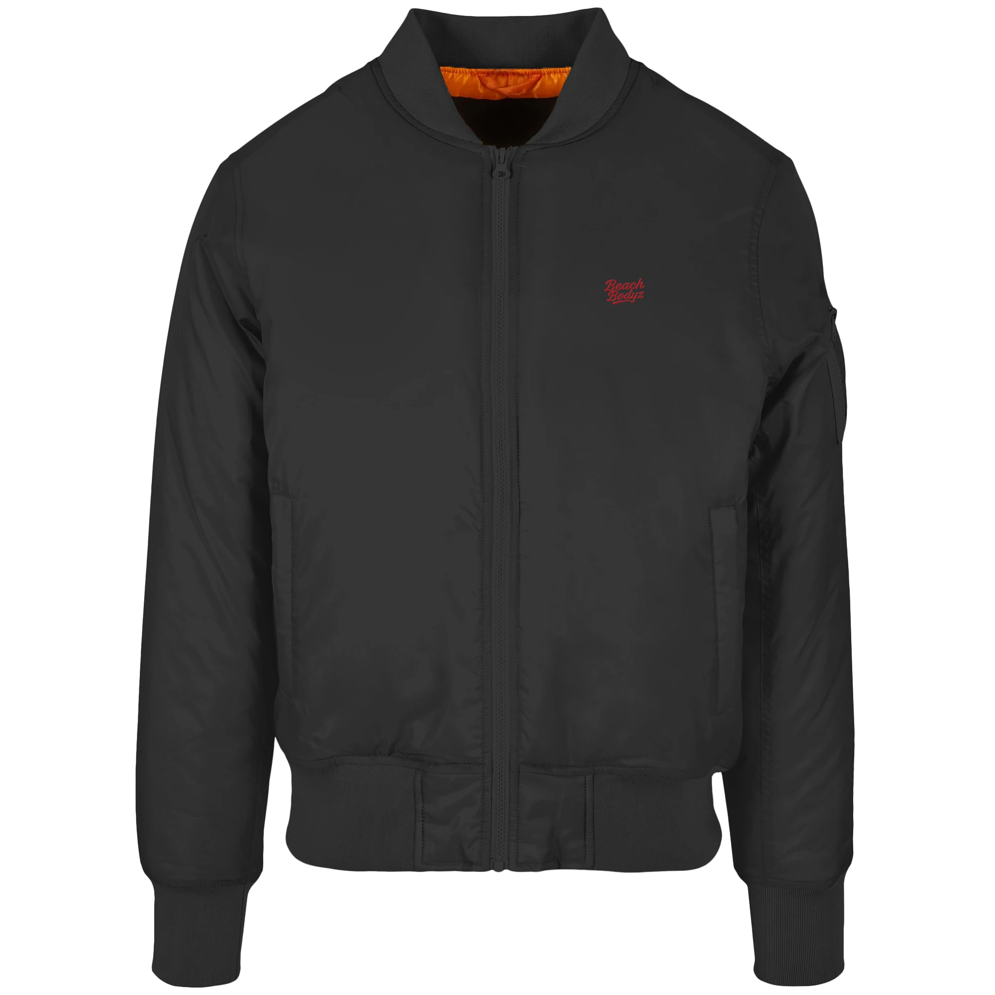 Power - Bomber Jacket - Stylisch & Warm | BeachBodyz® - Black Front