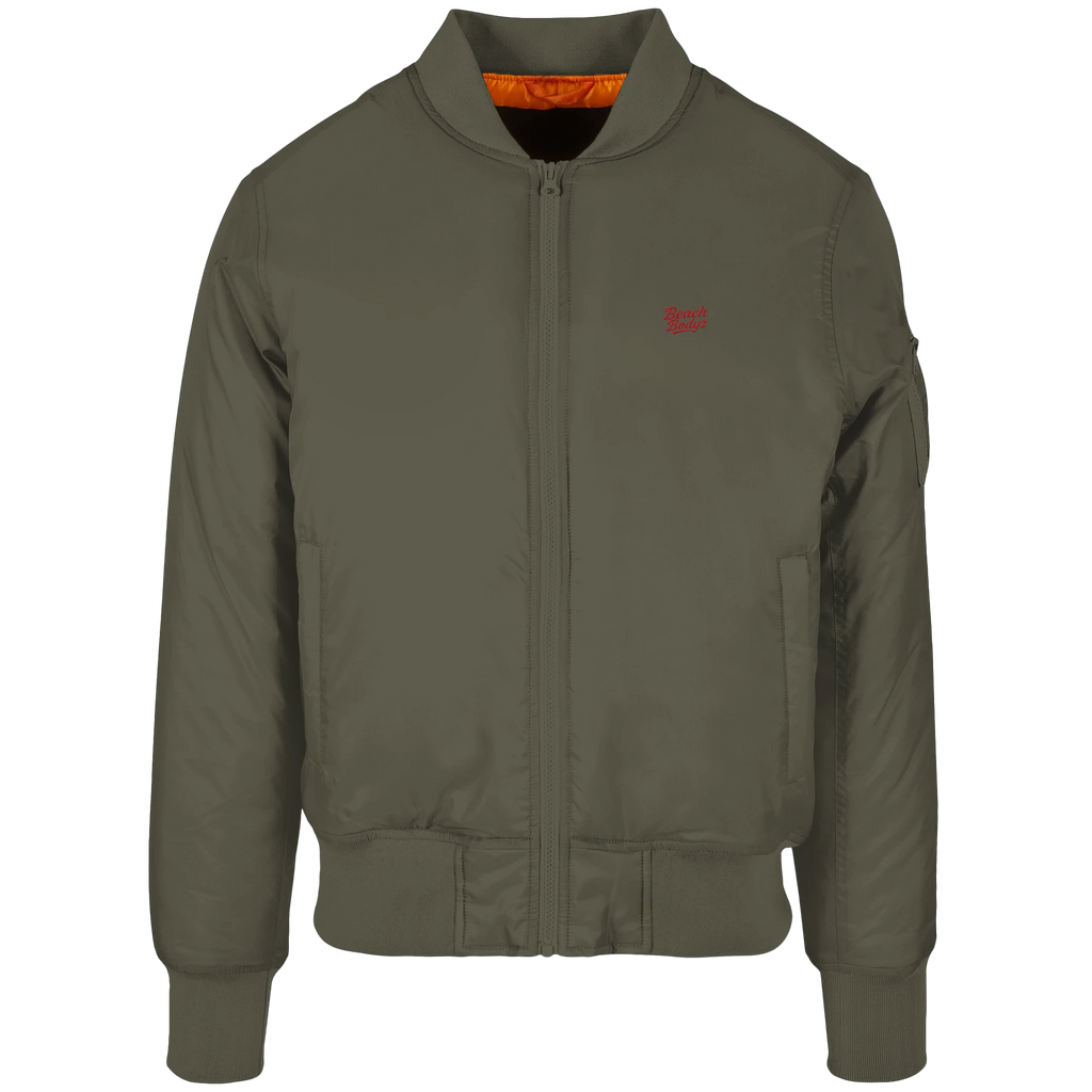 Power - Bomber Jacket - Stylisch & Warm | BeachBodyz® - Dark Olive Front