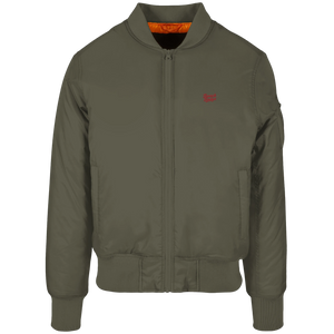 Power - Bomber Jacket - Stylisch & Warm | BeachBodyz® - Dark Olive Front