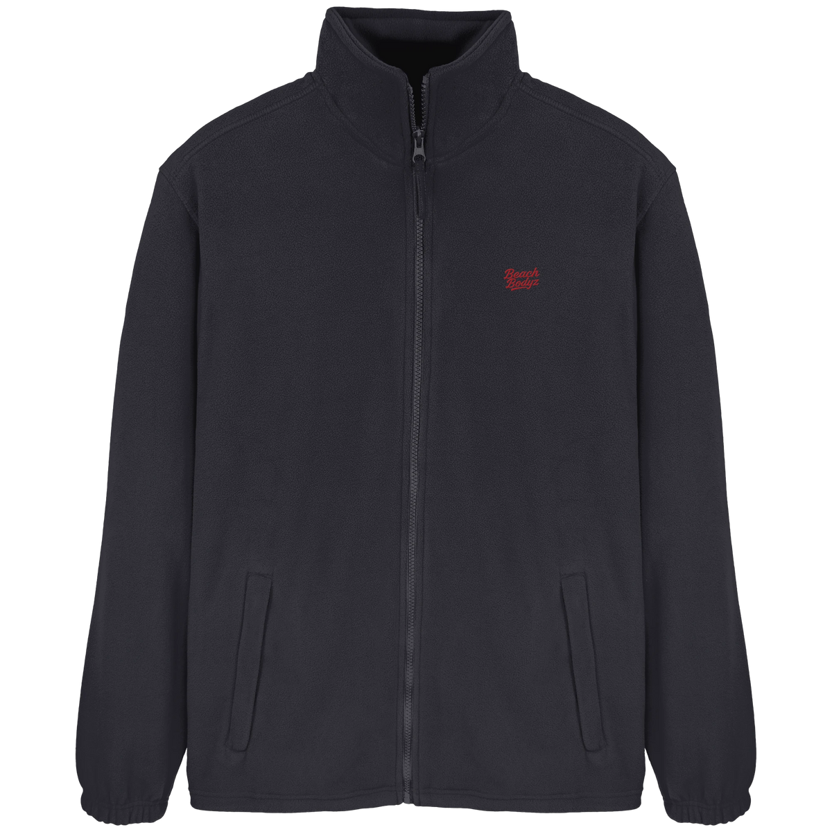 Power - FleeceJacke - Stylisch & Warm | BeachBodyz® - Black Front