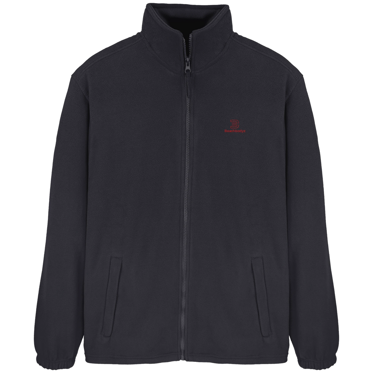 Essential - FleeceJacke - Stylisch & Warm | BeachBodyz® - Black Front