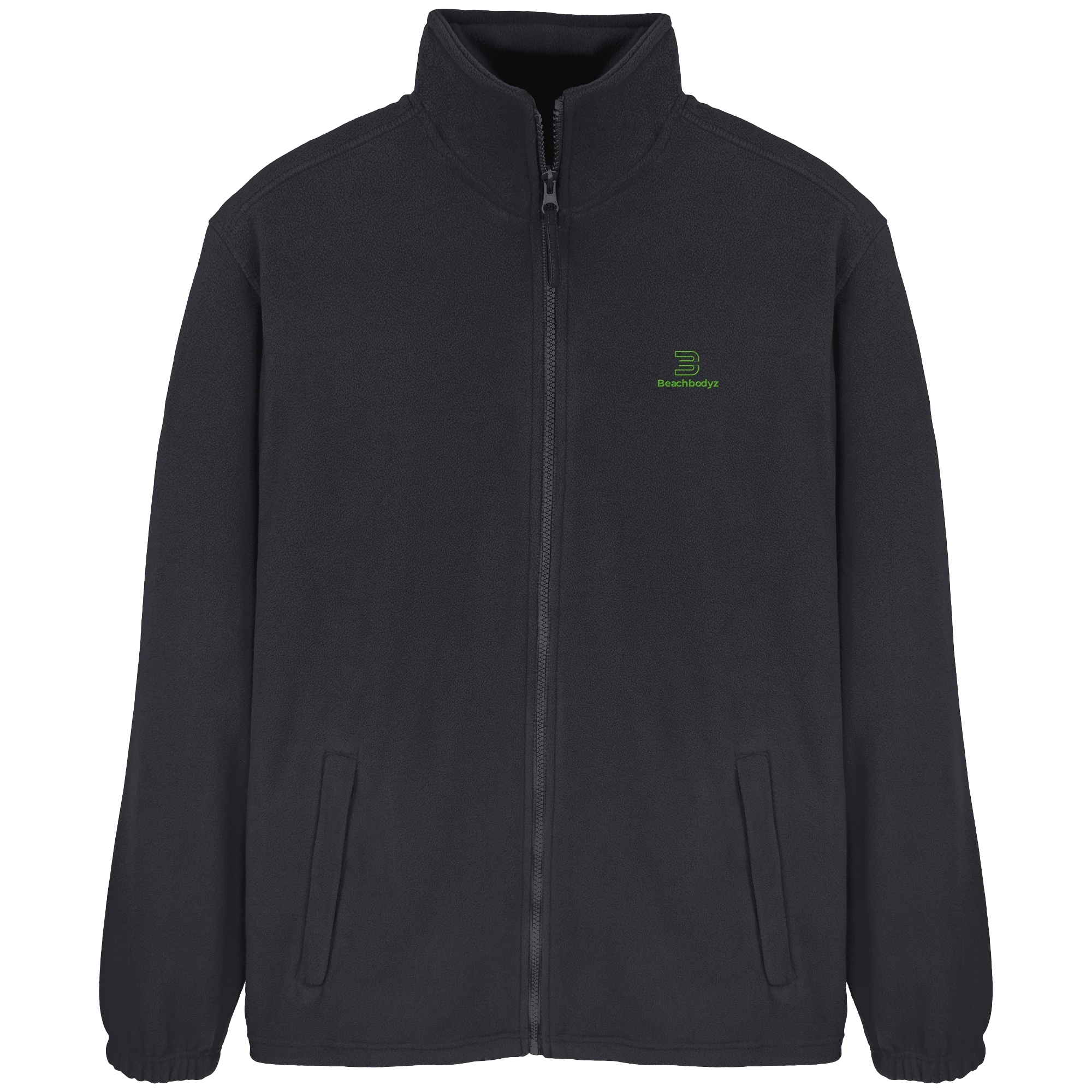 Core - FleeceJacke - Stylisch & Warm | BeachBodyz® - Black Front