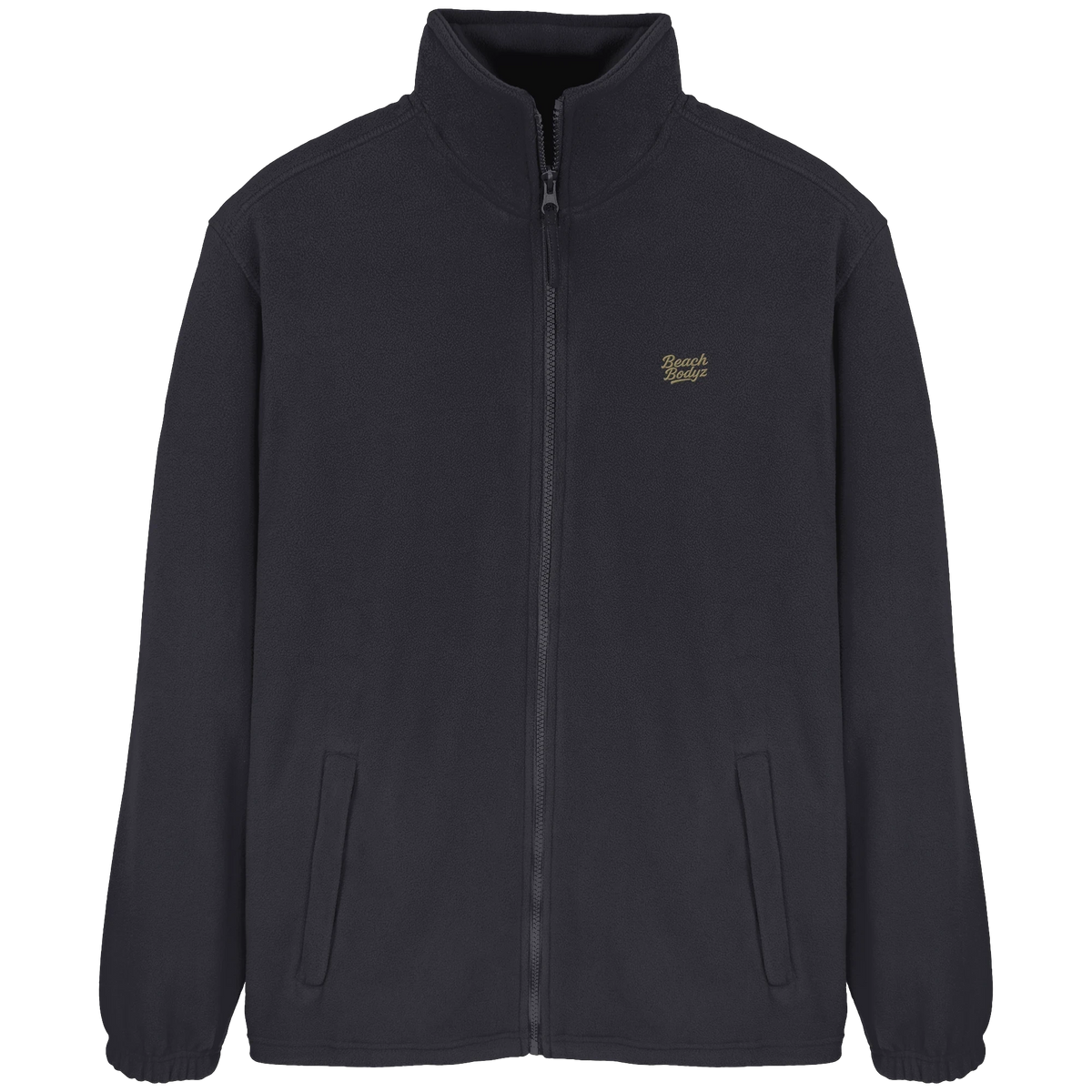 Authentic - FleeceJacke - Stylisch & Warm | BeachBodyz® - Black Front