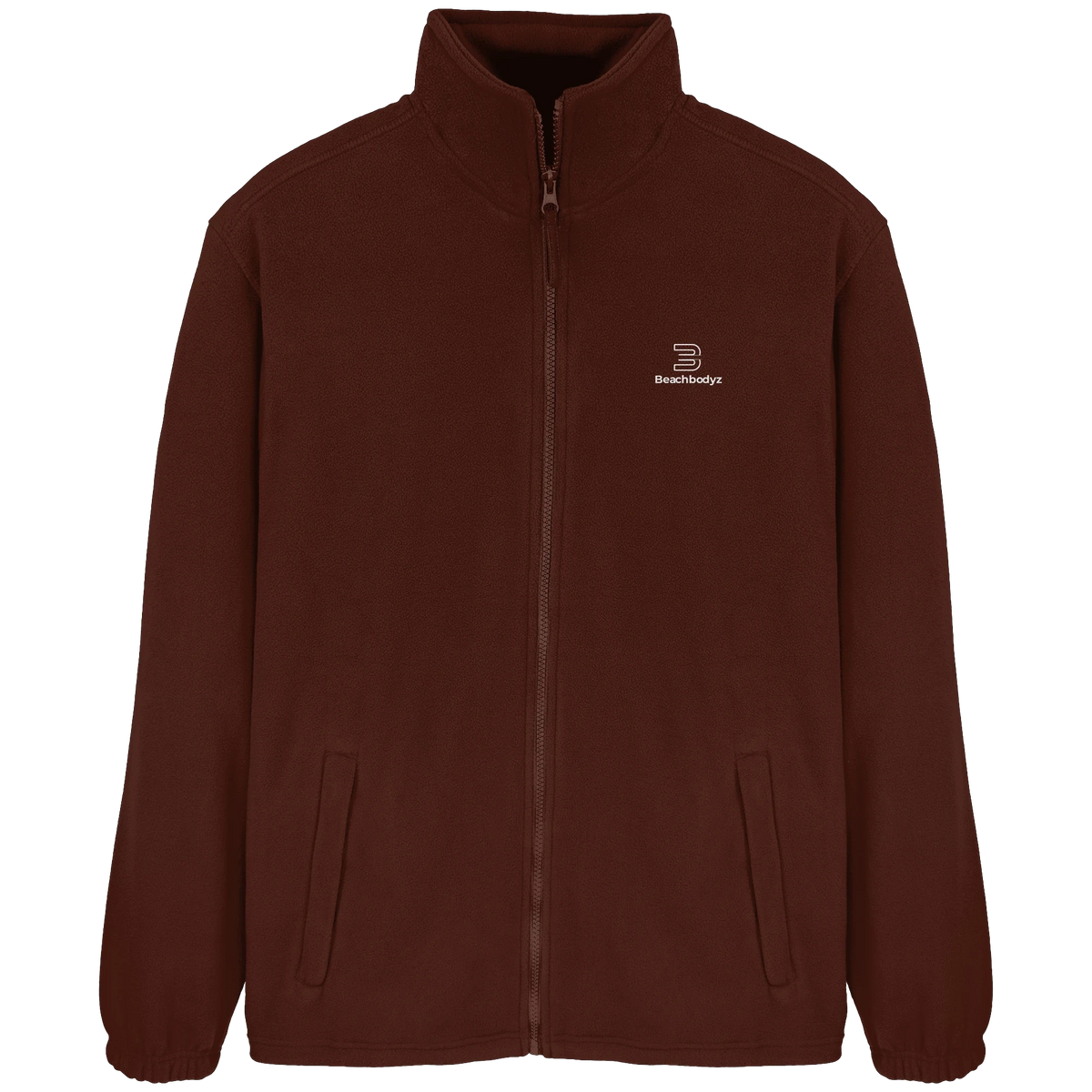 Identity - FleeceJacke - Stylisch & Warm | BeachBodyz® - Dark Chocolate Front