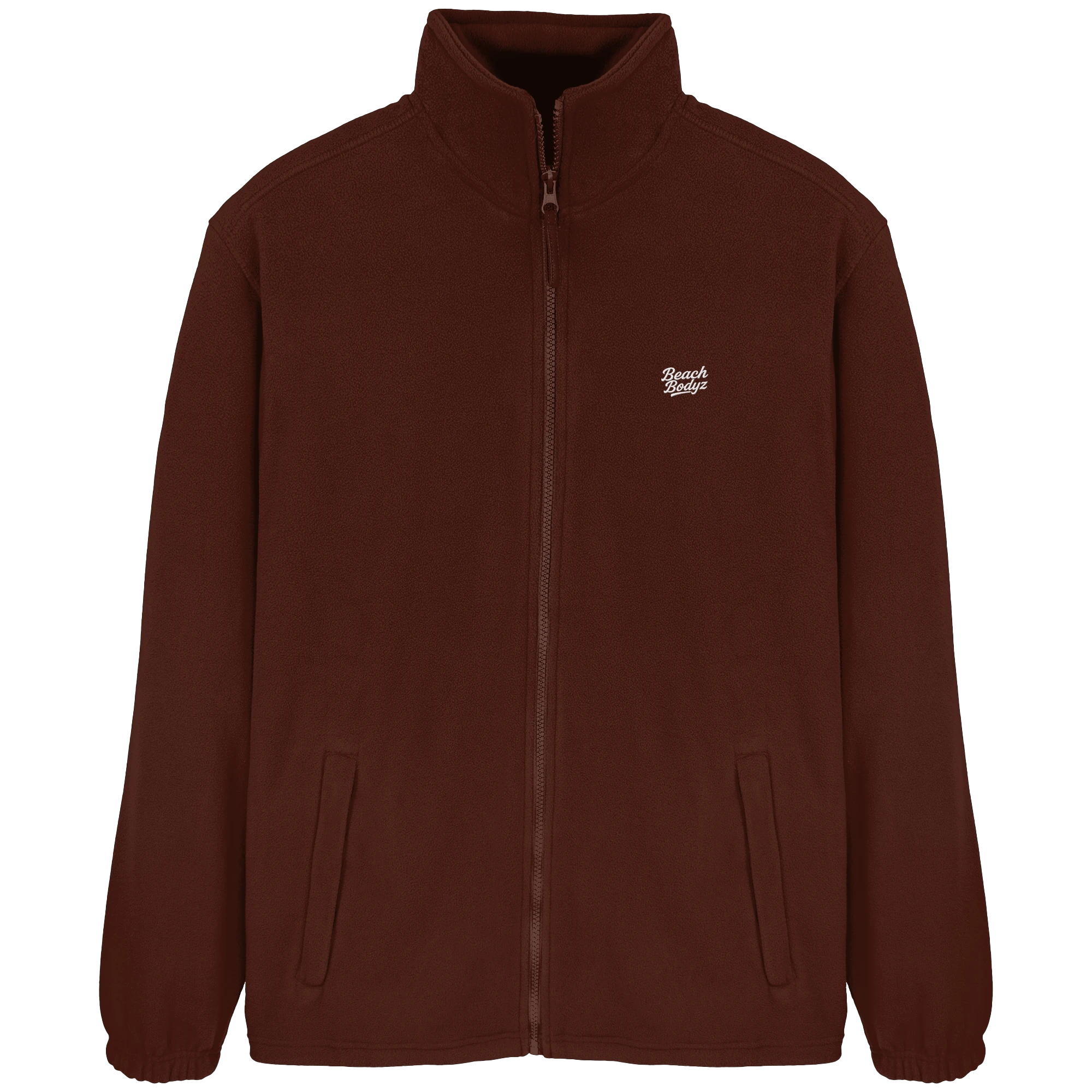 Signature - FleeceJacke - Stylisch & Warm | BeachBodyz® - Dark Chocolate Front