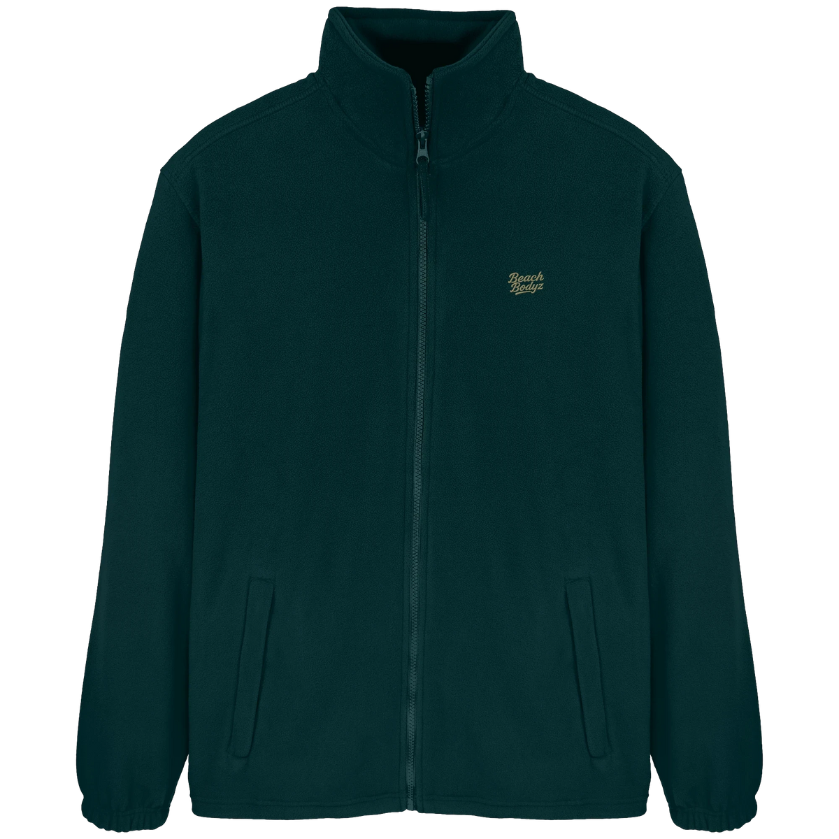 Authentic - FleeceJacke - Stylisch & Warm | BeachBodyz® - Fir Green Front