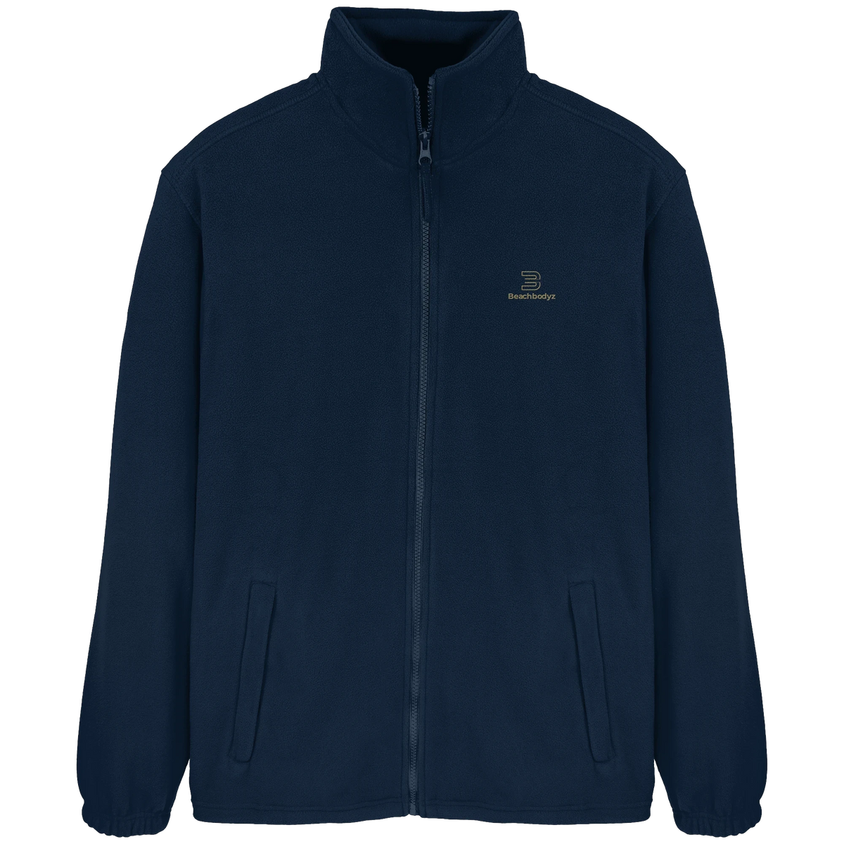 Silence - FleeceJacke - Stylisch & Warm | BeachBodyz® - Navy Front