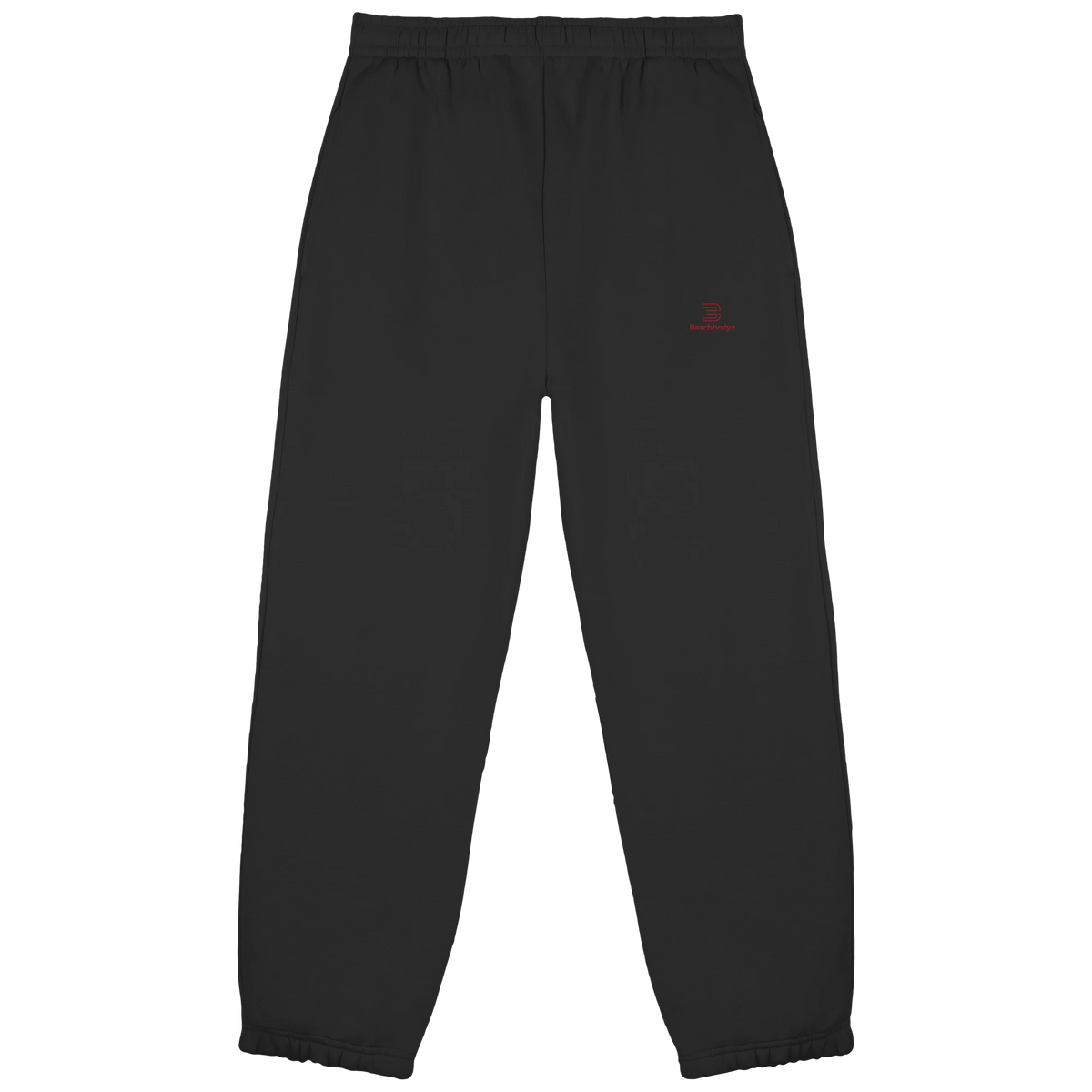 Essential - Fluffy Jogginghose - Sportlich & Bequem | BeachBodyz® - Black Front