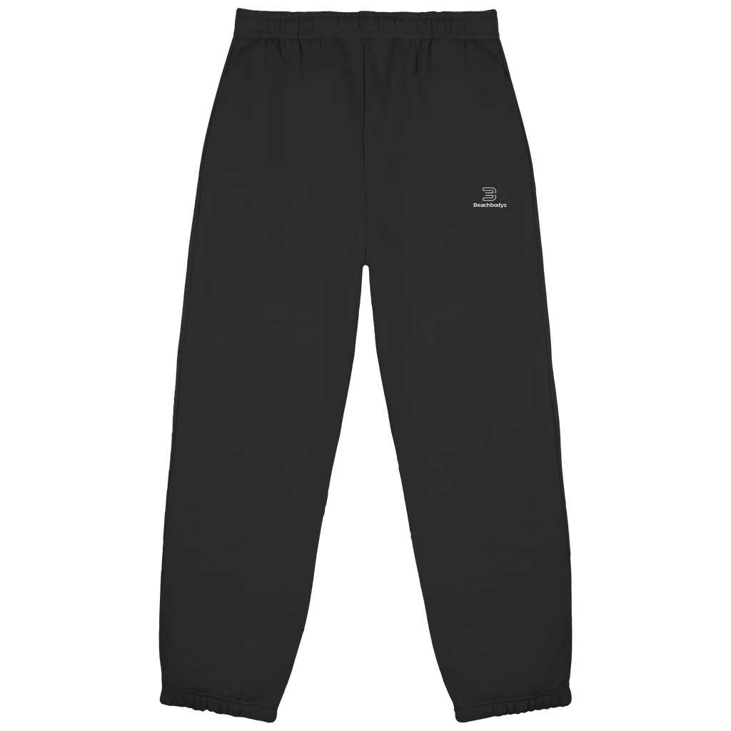 Identity - fluffy jogginghose - Sportlich & Bequem | BeachBodyz® - Black Front