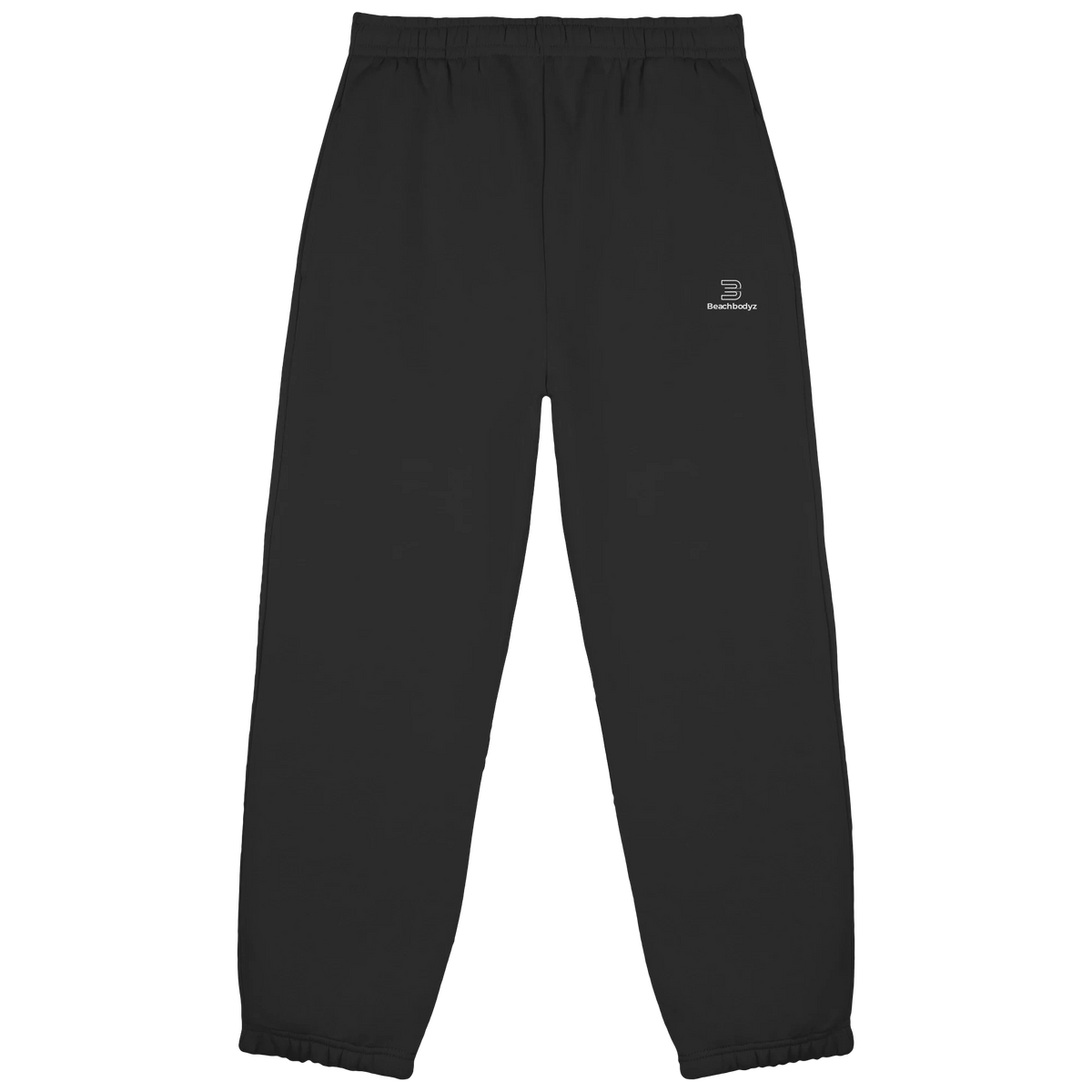Identity - fluffy jogginghose - Sportlich & Bequem | BeachBodyz® - Black Front