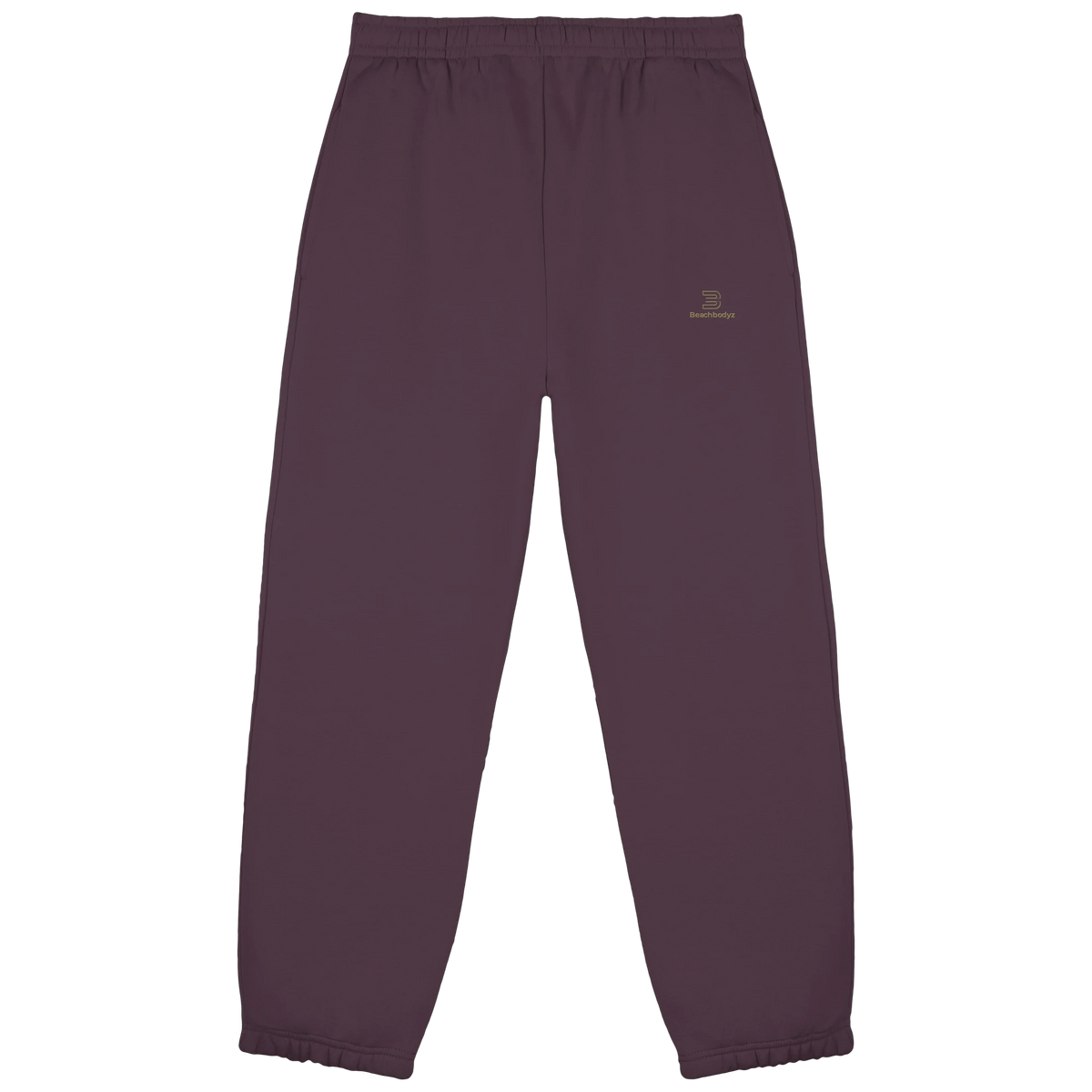 Silence - Fluffy Jogginghose | BeachBodyz® - Plum Purple Front