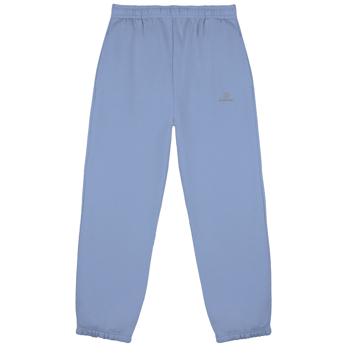 Silence - Fluffy Jogginghose | BeachBodyz® - Powder Blue Front