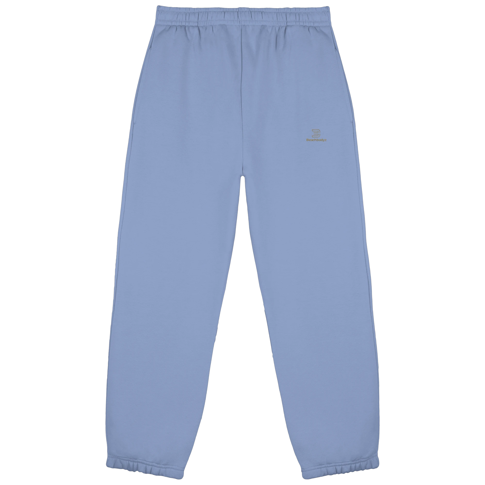 Silence - Fluffy Jogginghose | BeachBodyz® - Powder Blue Front