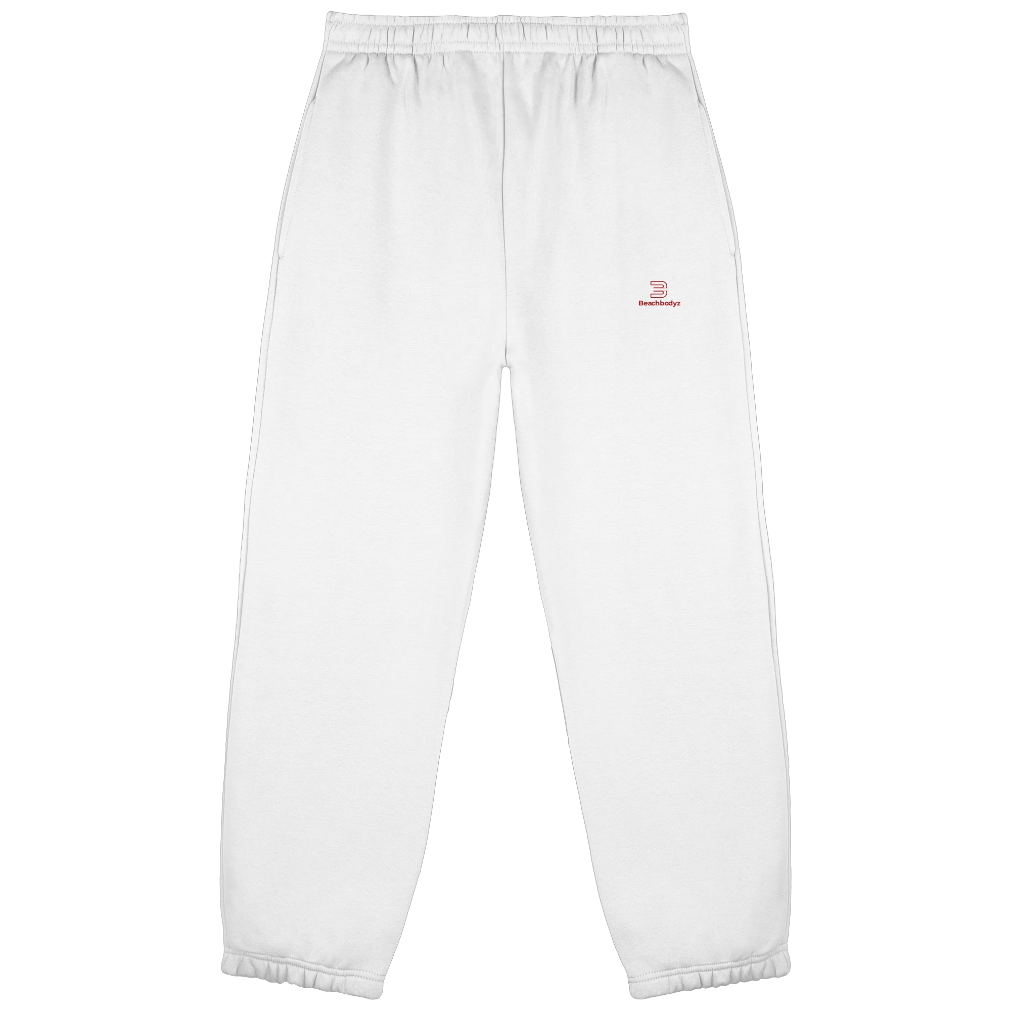 Essential - Fluffy Jogginghose - Sportlich & Bequem | BeachBodyz® - White Front