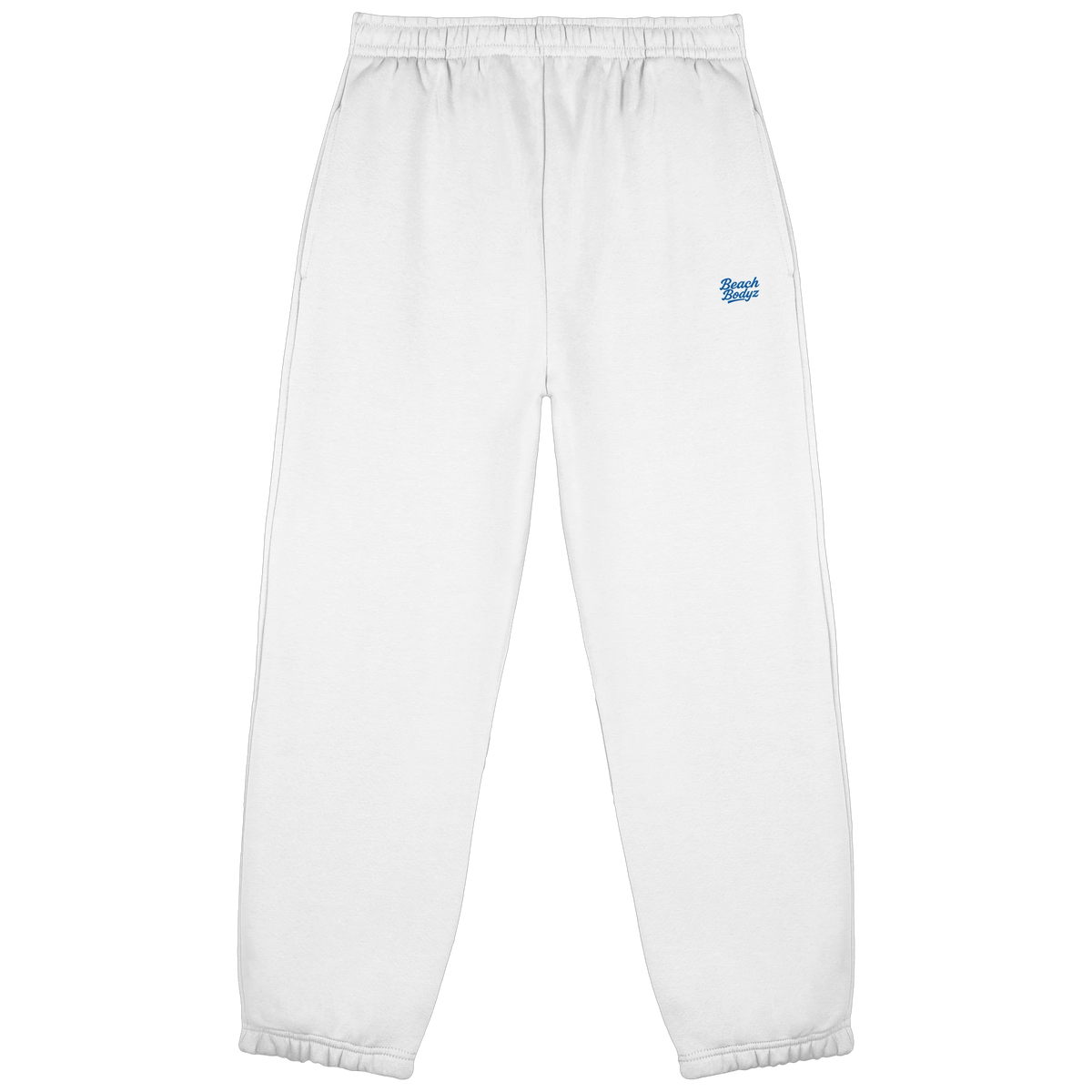 Motion - Fluffy Jogginghose - Sportlich & Bequem | BeachBodyz® - White Front