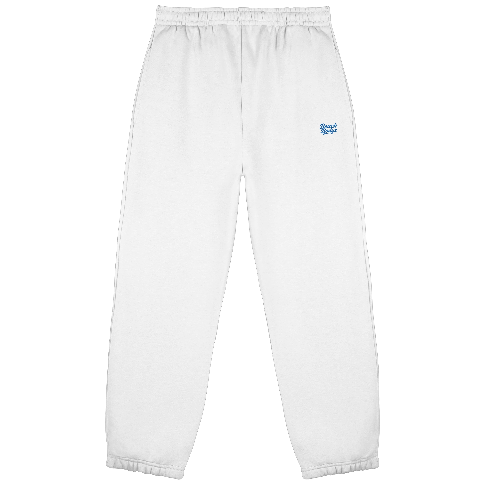 Motion - Fluffy Jogginghose - Sportlich & Bequem | BeachBodyz® - White Front