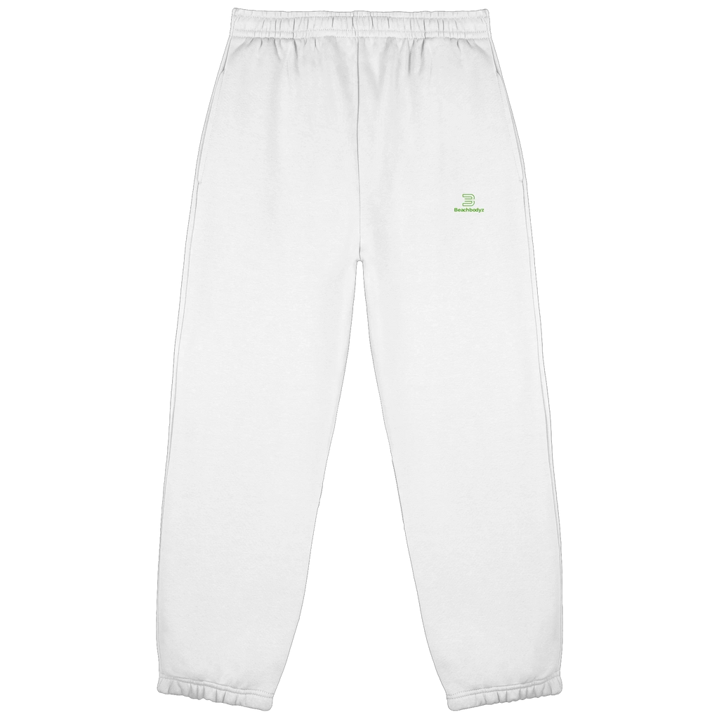 Core - Fluffy Jogginghose | BeachBodyz® - White Front