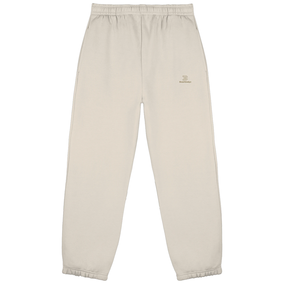 Silence - Fluffy Jogginghose | BeachBodyz® - White Sand Front