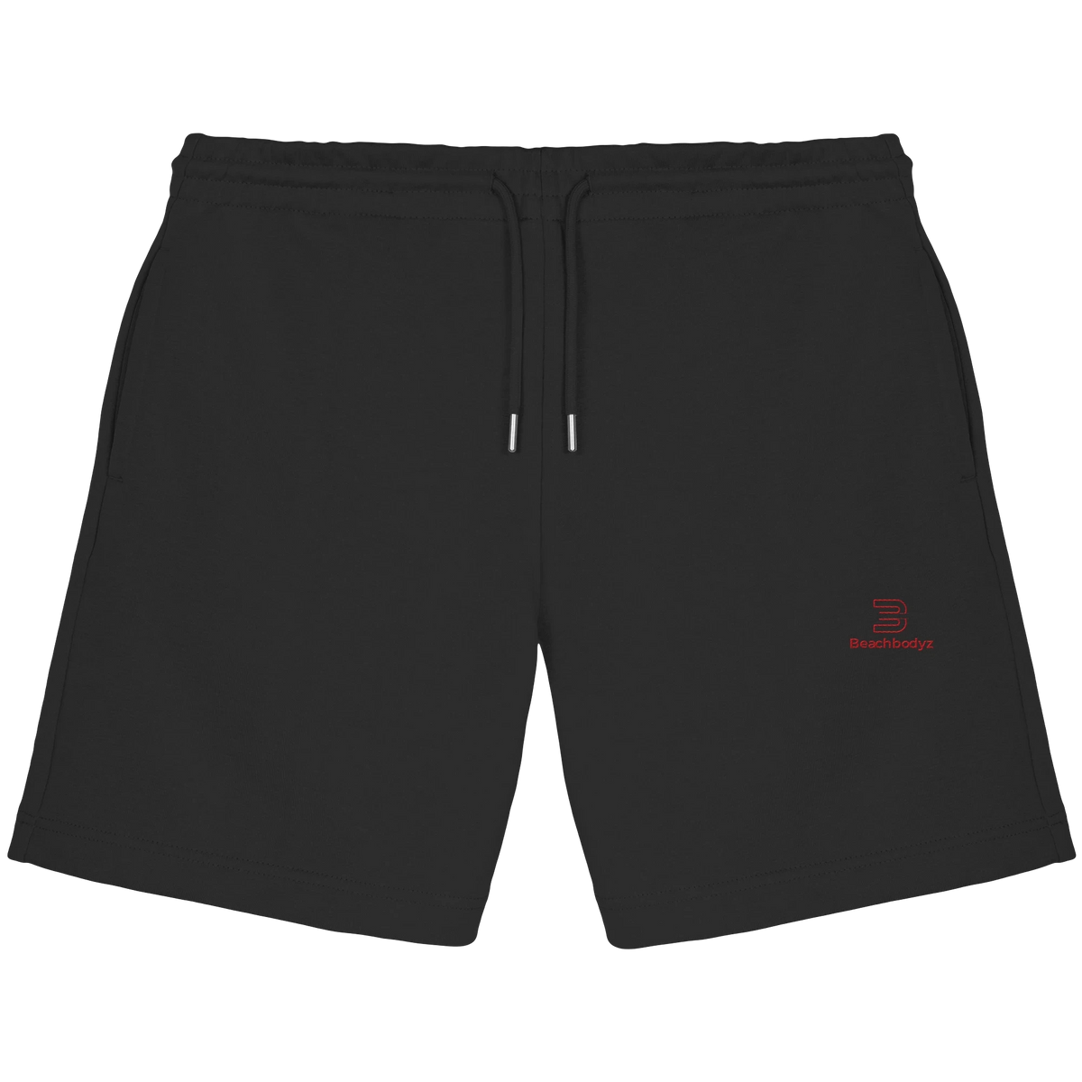 Essential - Jogger Shorts (Stick) - Sportlich & Bequem | BeachBodyz® - Black Front