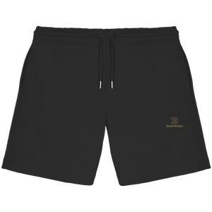 Silence - Jogger Shorts (Stick) | BeachBodyz® - Black Front