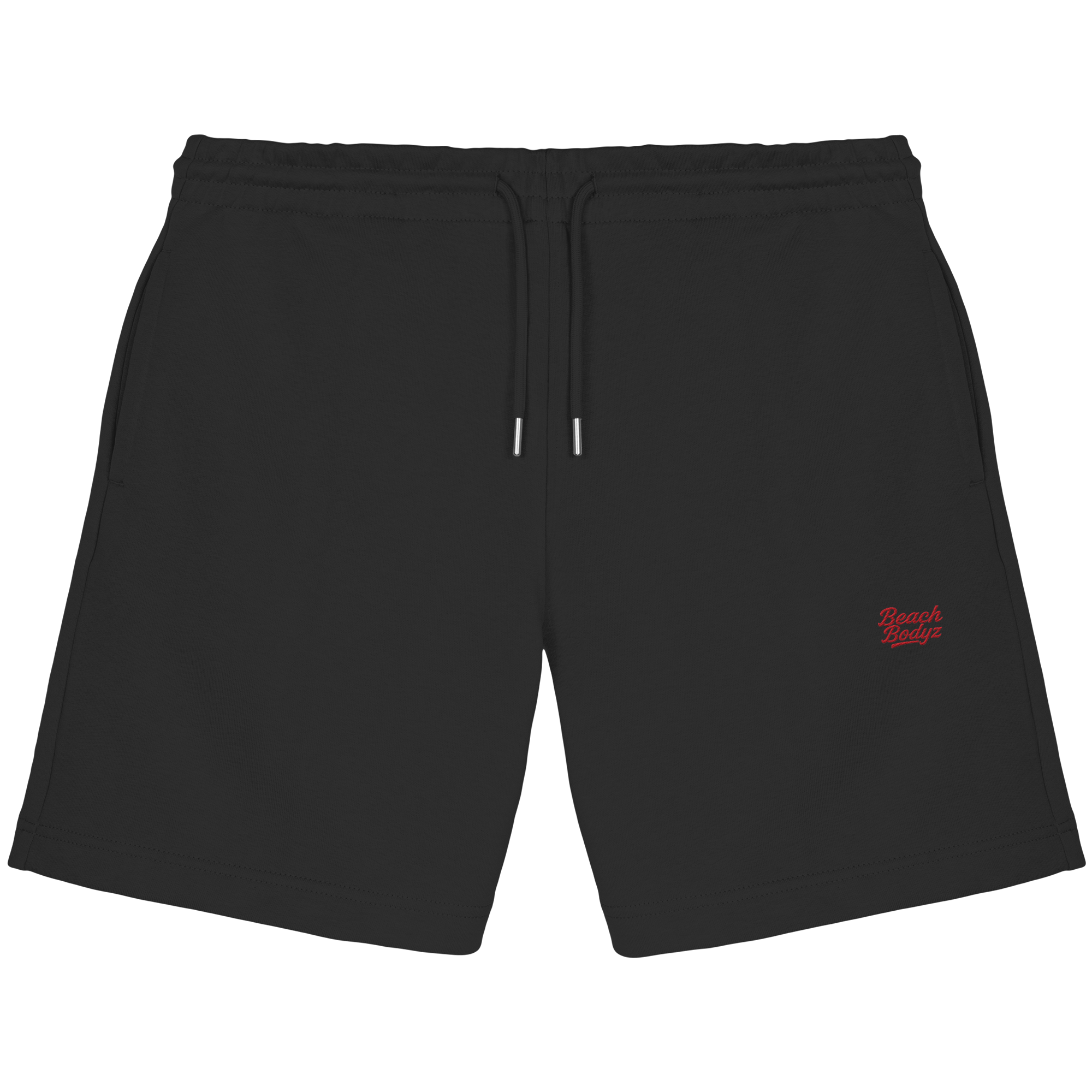 Power - Jogger Shorts (Stick) - Sportlich & Bequem | BeachBodyz® - Black Front