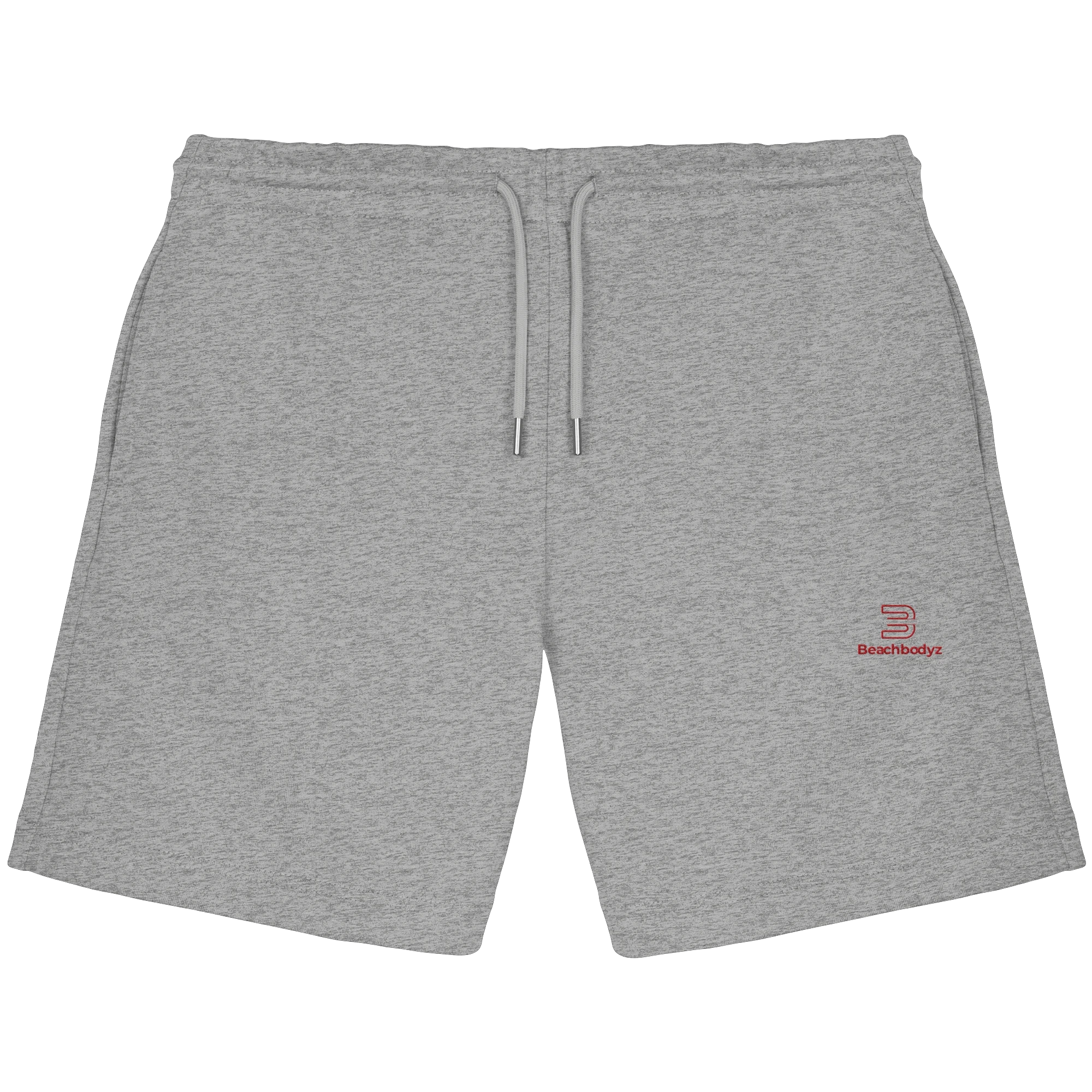 Essential - Jogger Shorts (Stick) - Sportlich & Bequem | BeachBodyz® - Heather Grey Front